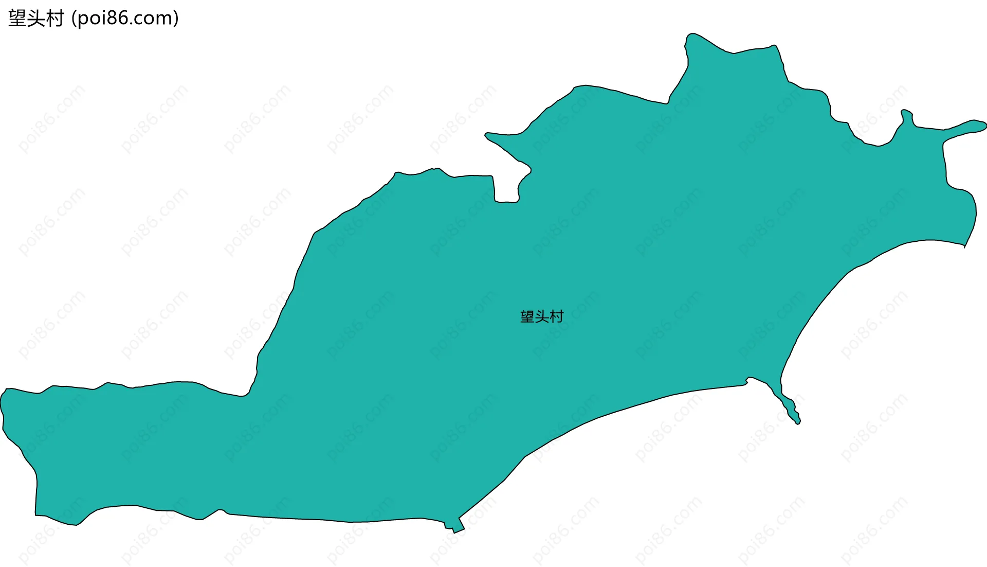 望头村边界地图