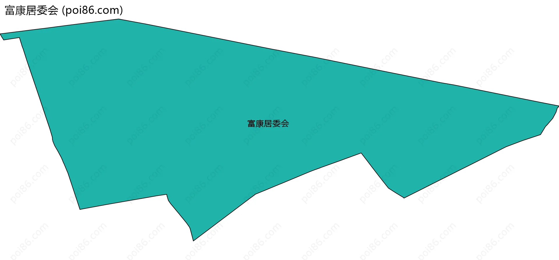 富康居委会边界地图