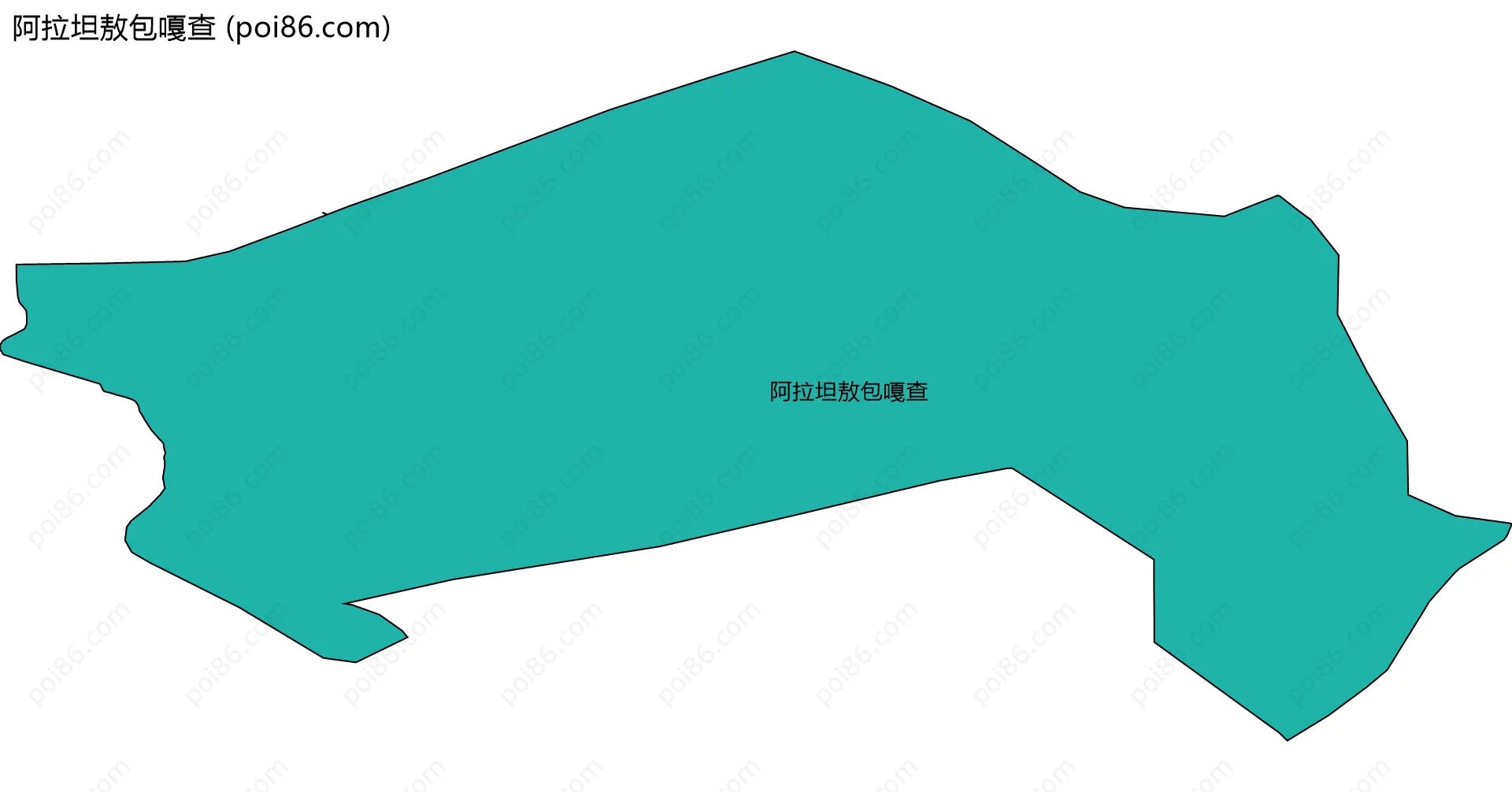 阿拉坦敖包嘎查边界地图