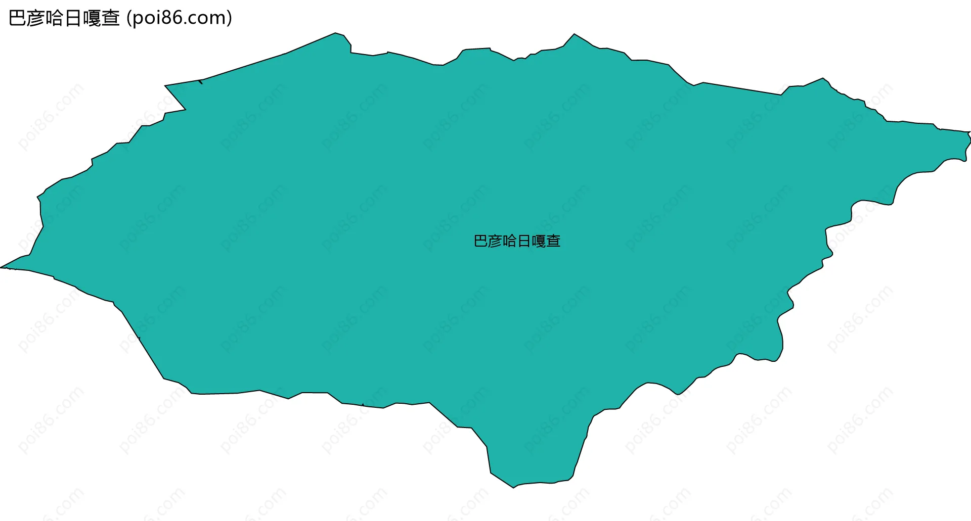 巴彦哈日嘎查边界地图