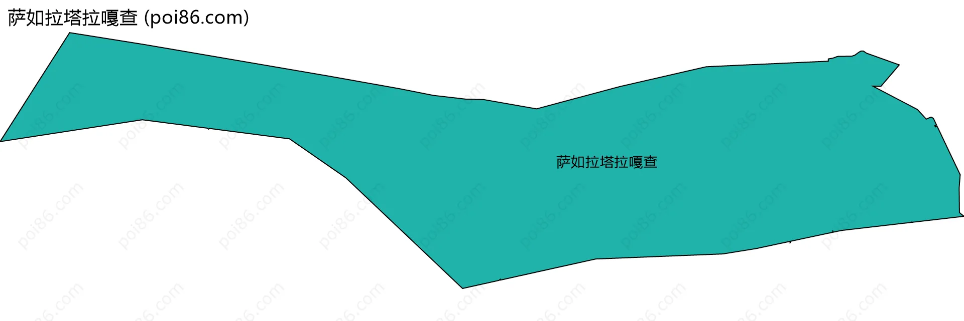 萨如拉塔拉嘎查边界地图