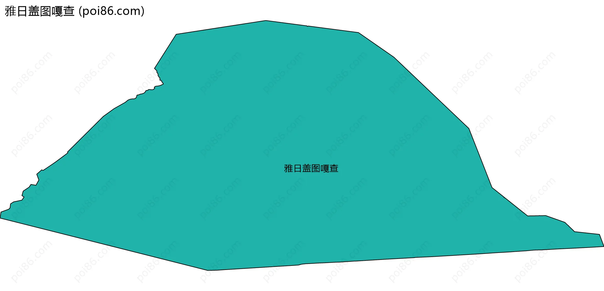 雅日盖图嘎查边界地图