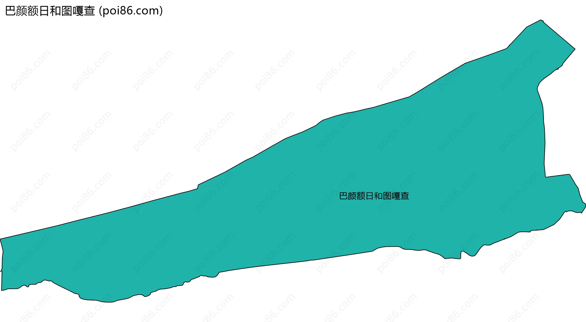 巴颜额日和图嘎查边界地图
