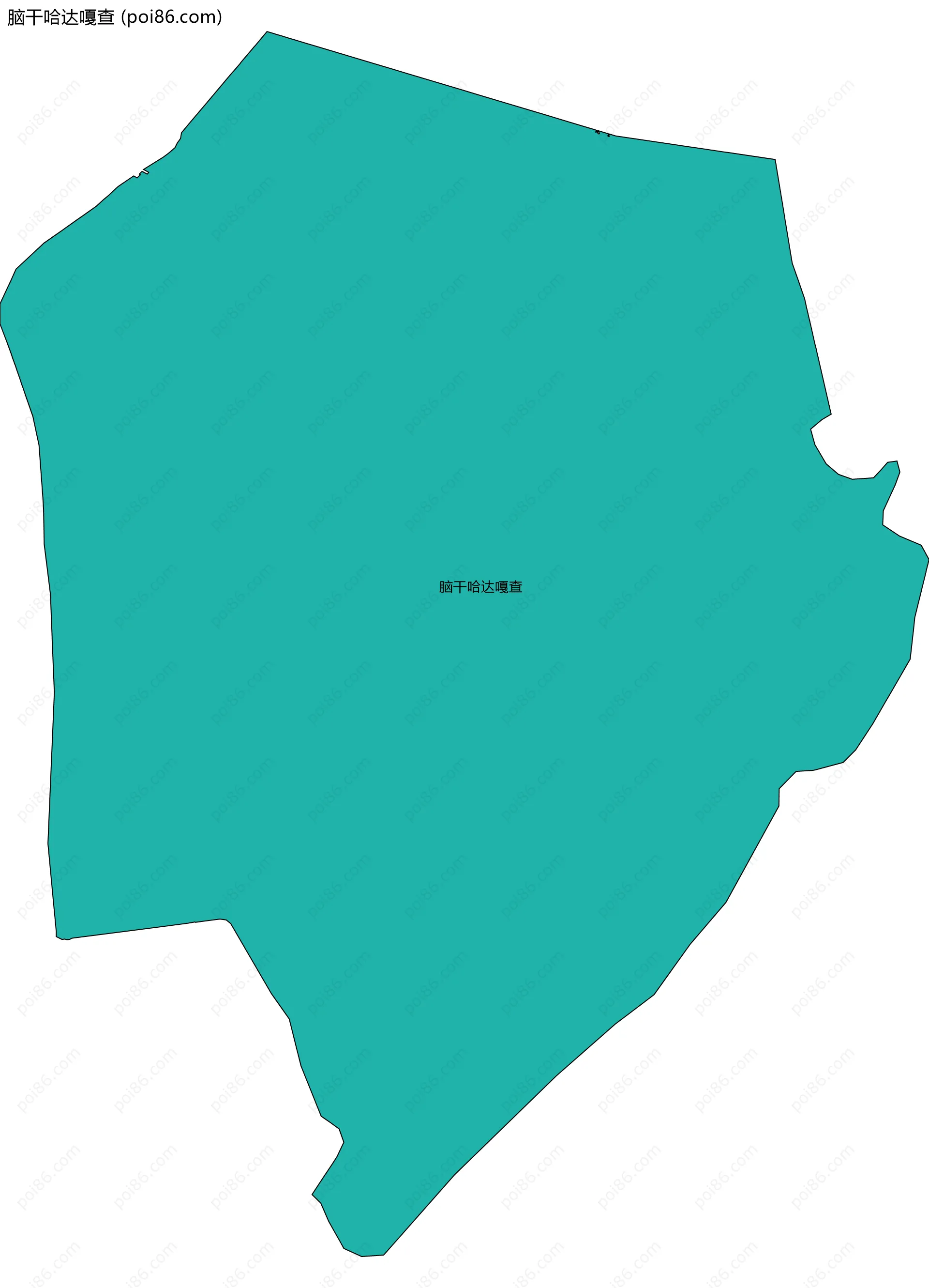 脑干哈达嘎查边界地图