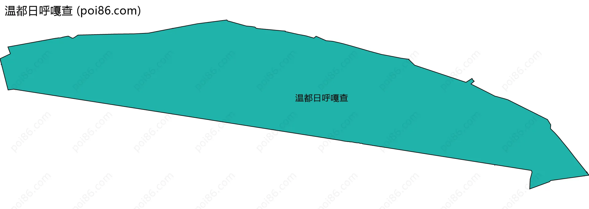 温都日呼嘎查边界地图