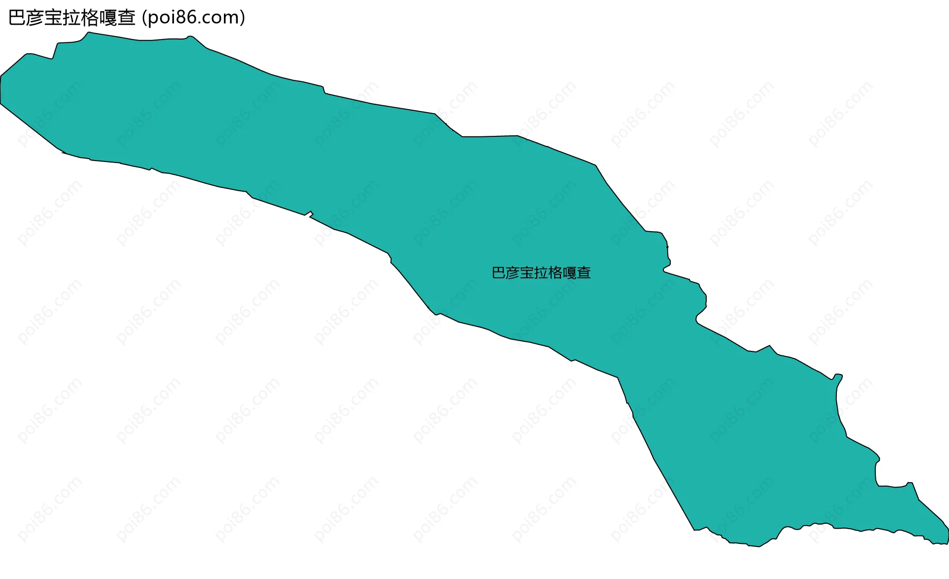 巴彦宝拉格嘎查边界地图