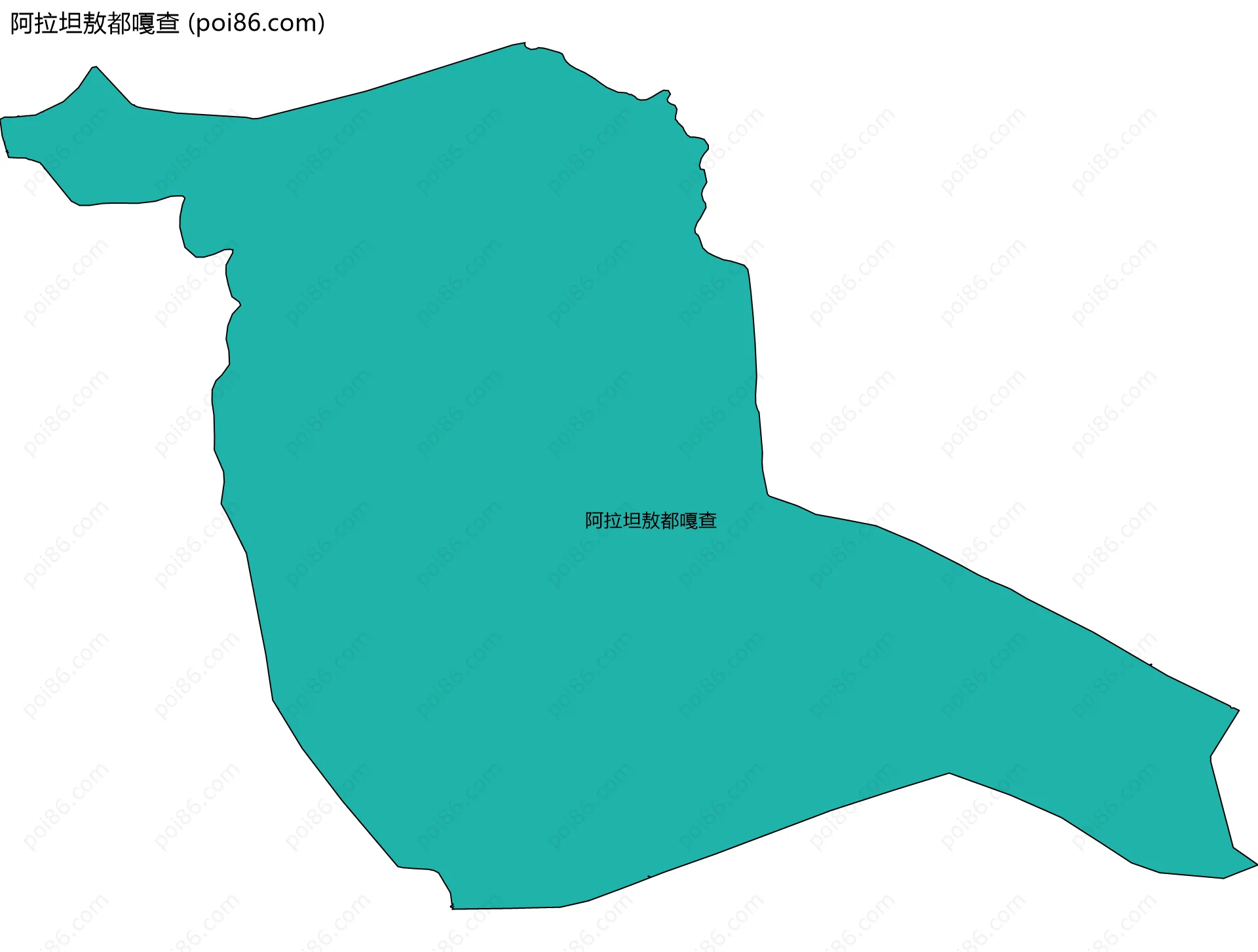 阿拉坦敖都嘎查边界地图