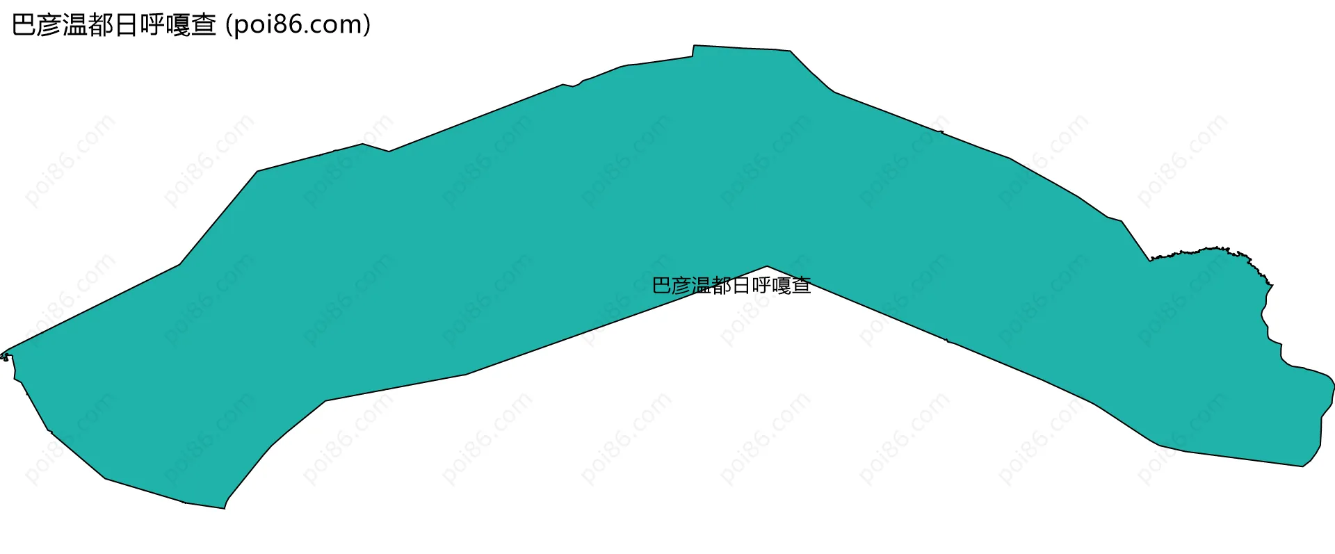 巴彦温都日呼嘎查边界地图