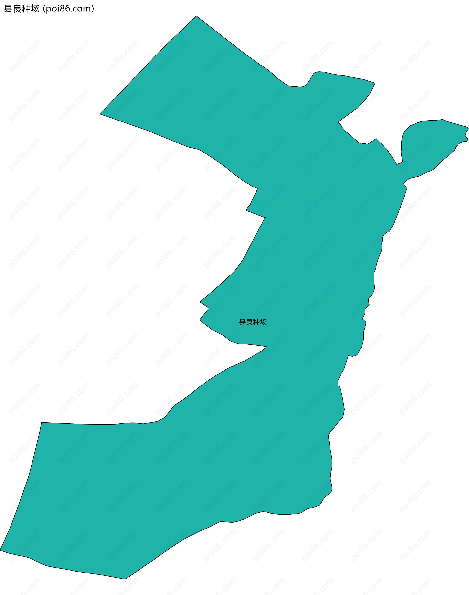 县良种场边界地图