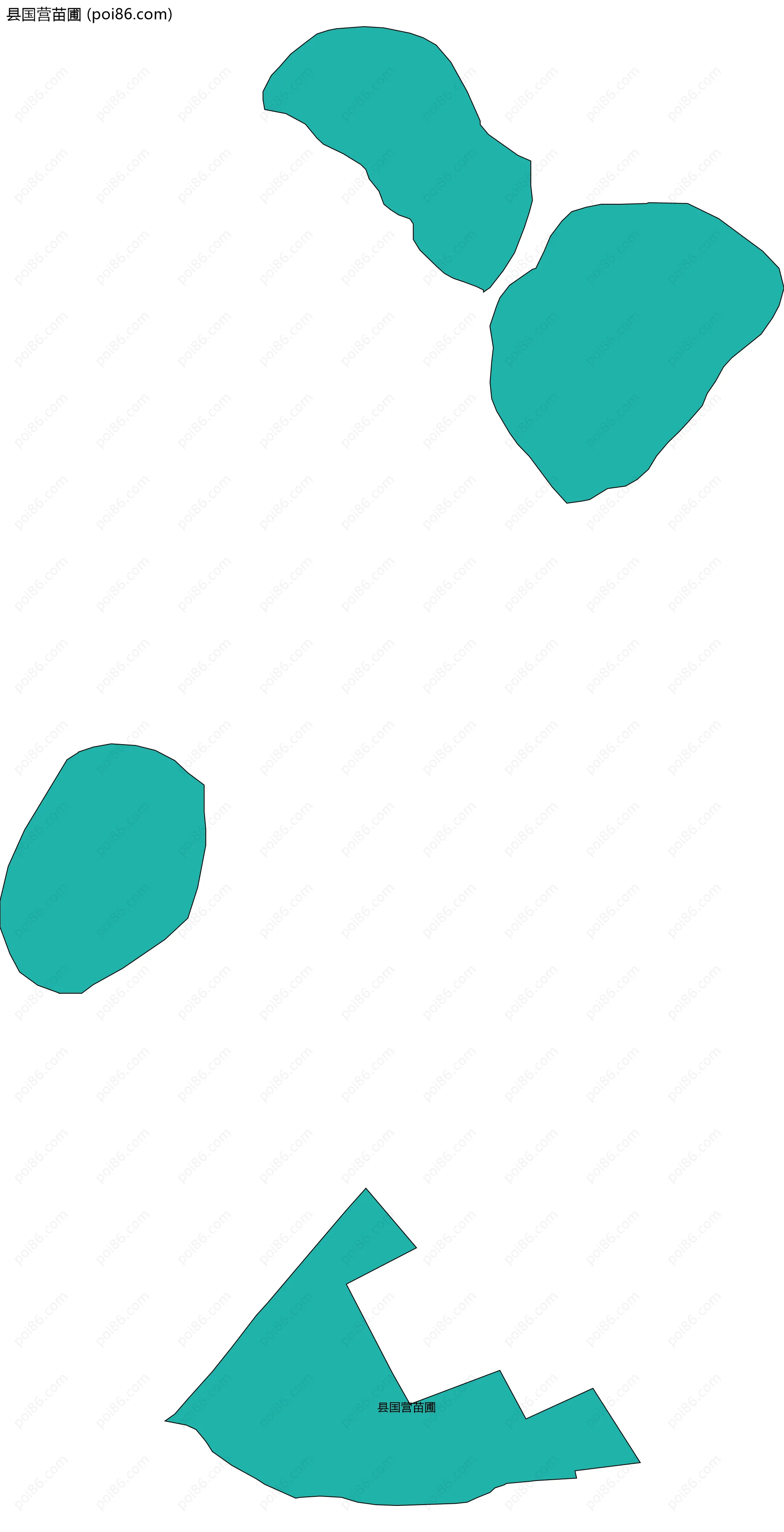 县国营苗圃边界地图