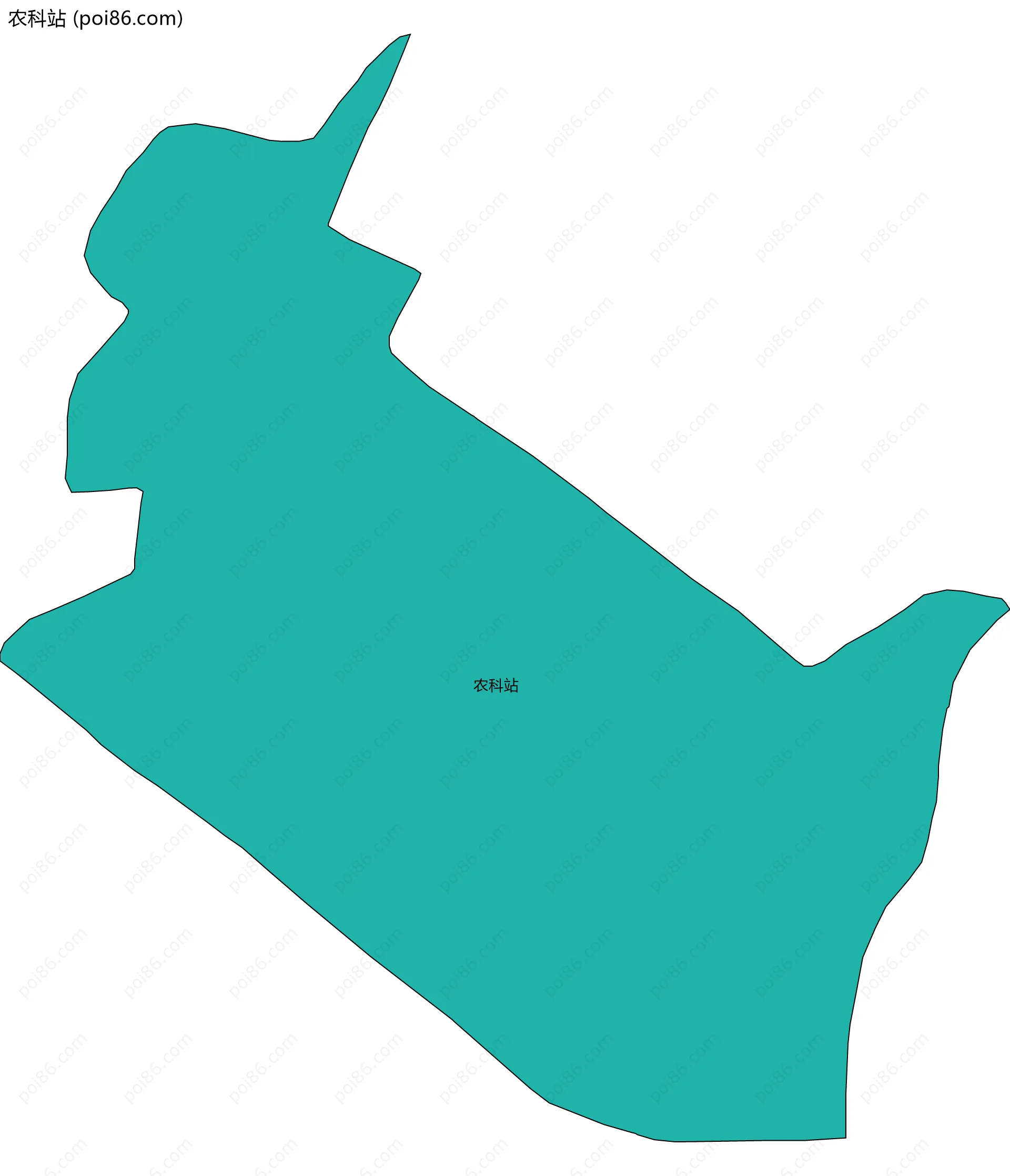 农科站边界地图