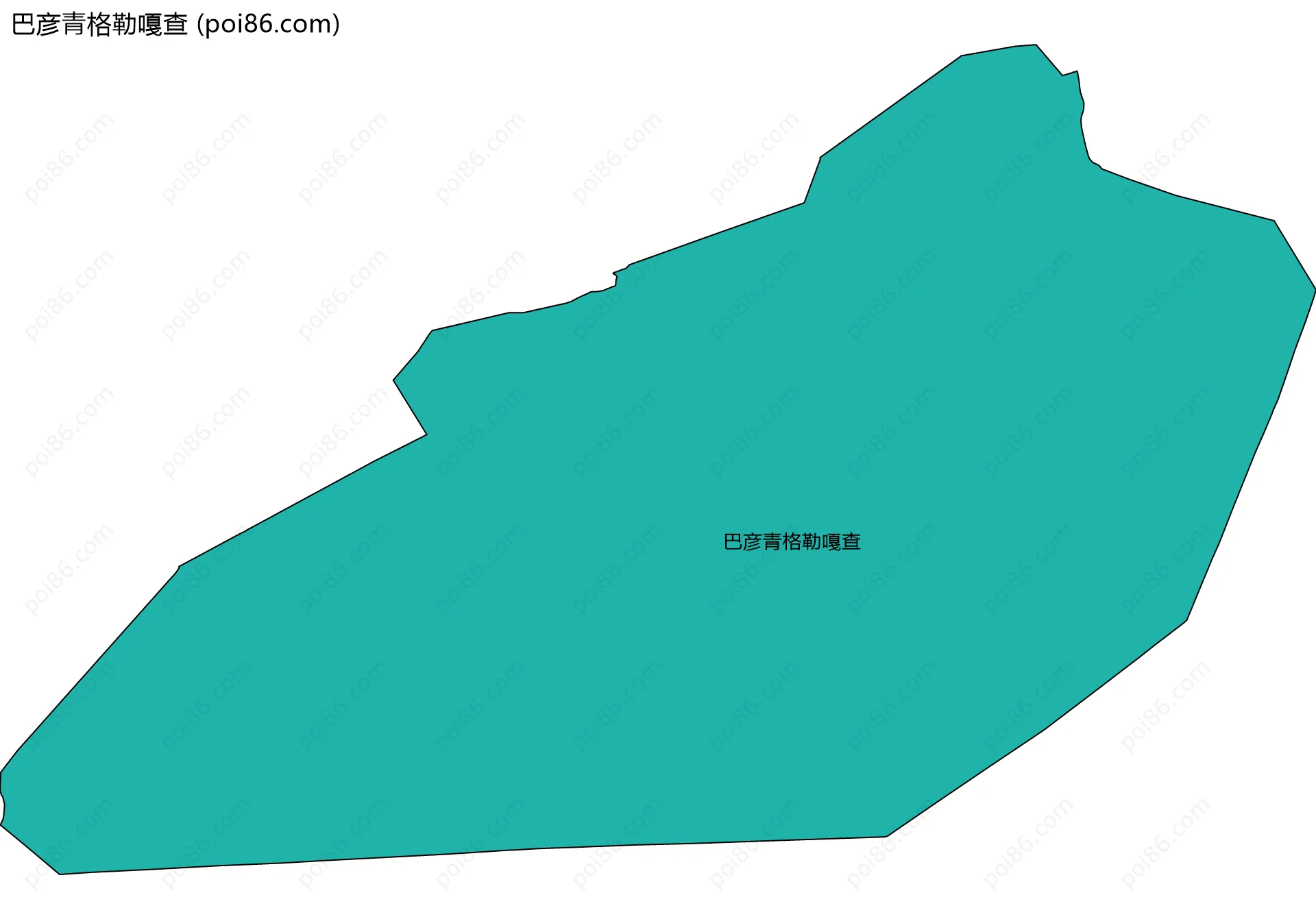 巴彦青格勒嘎查边界地图