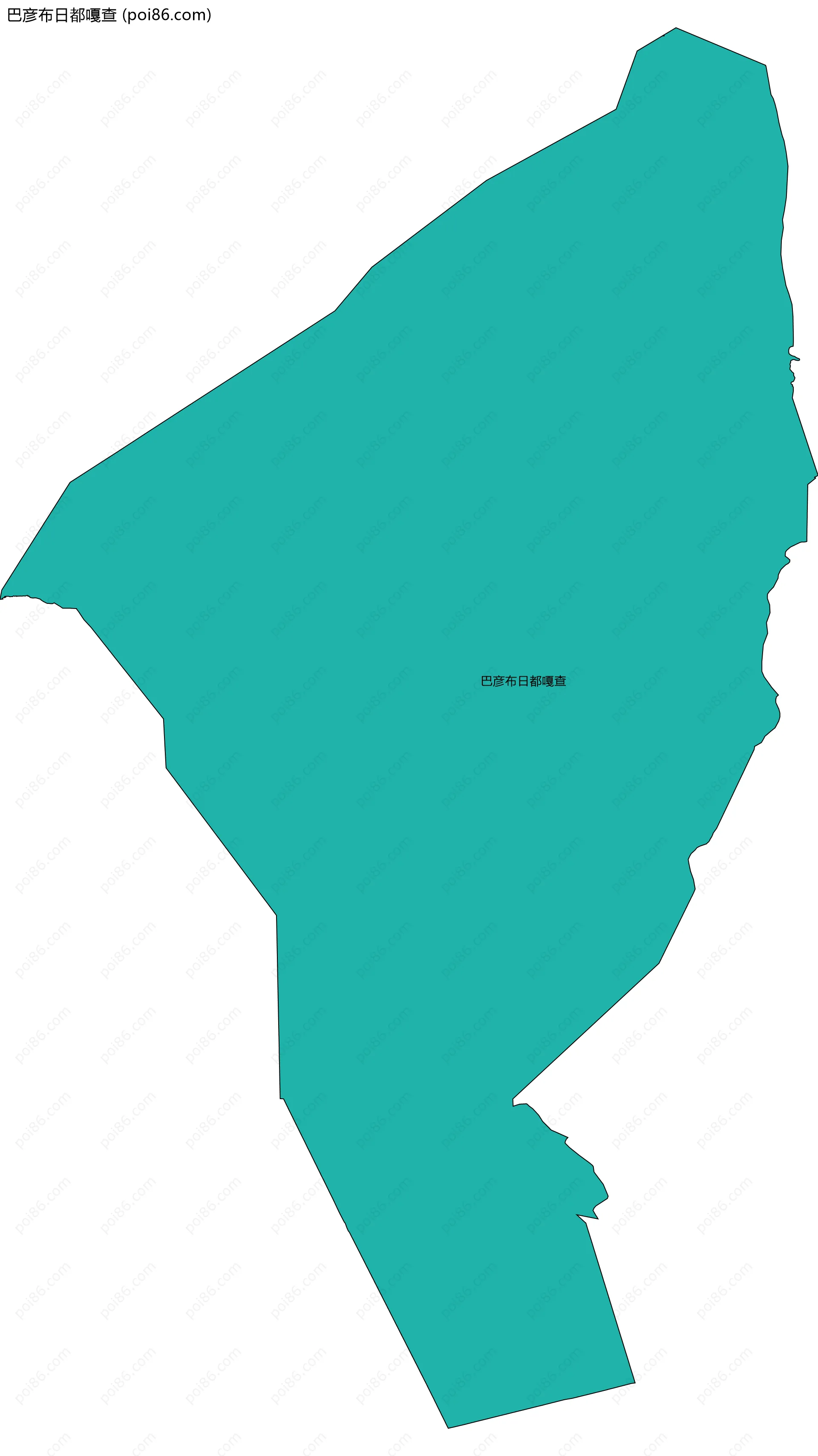 巴彦布日都嘎查边界地图