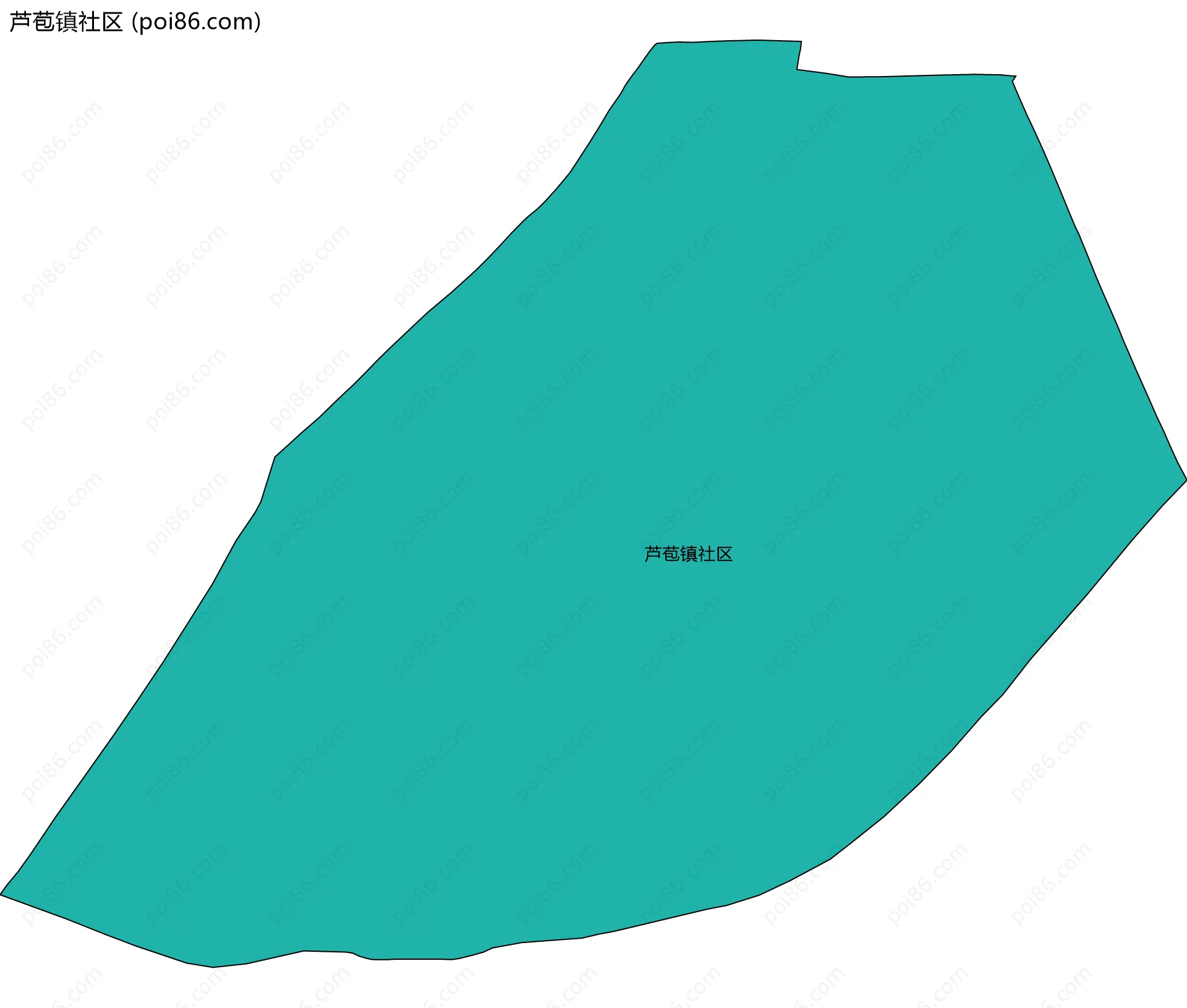 芦苞镇社区边界地图
