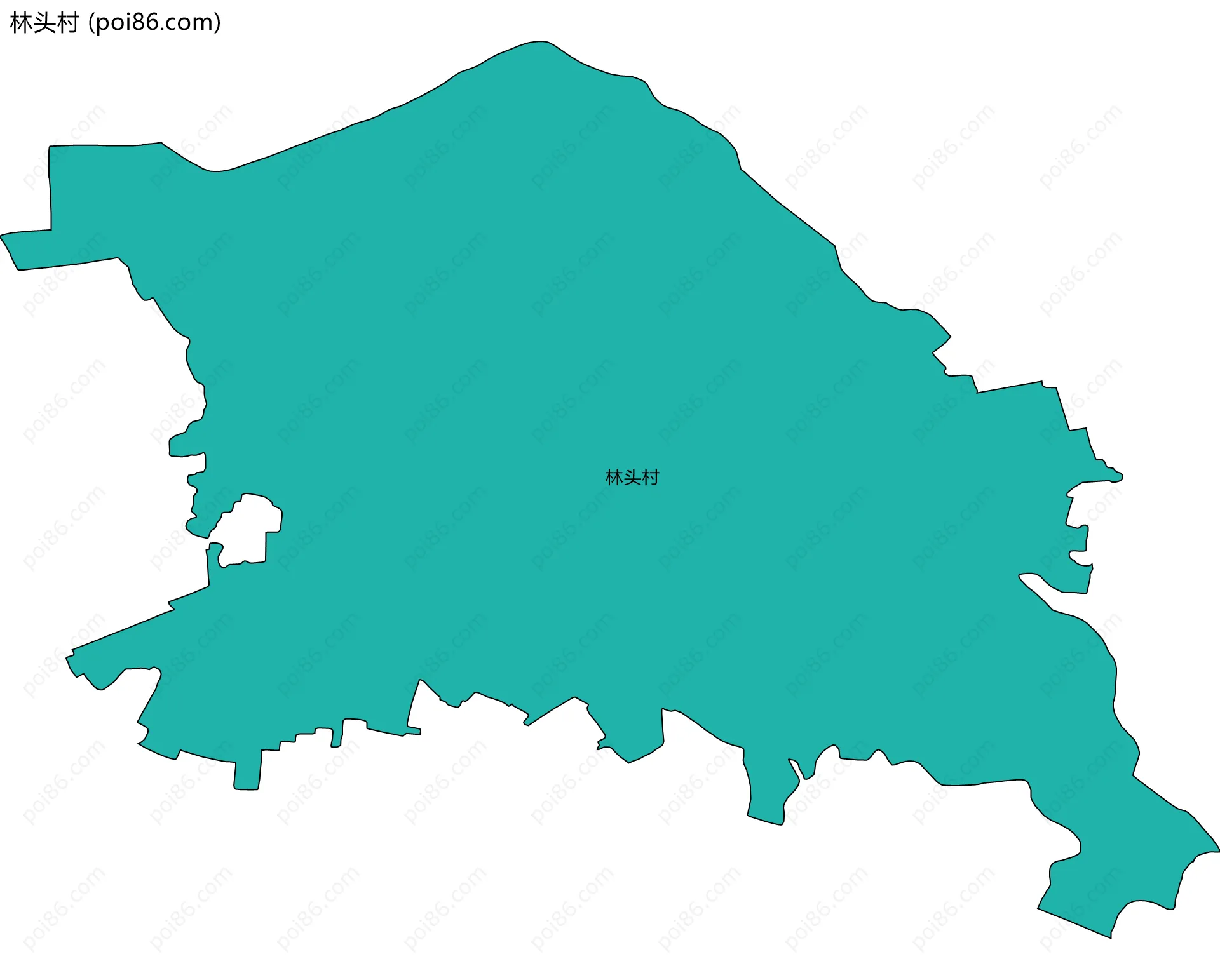 林头村边界地图