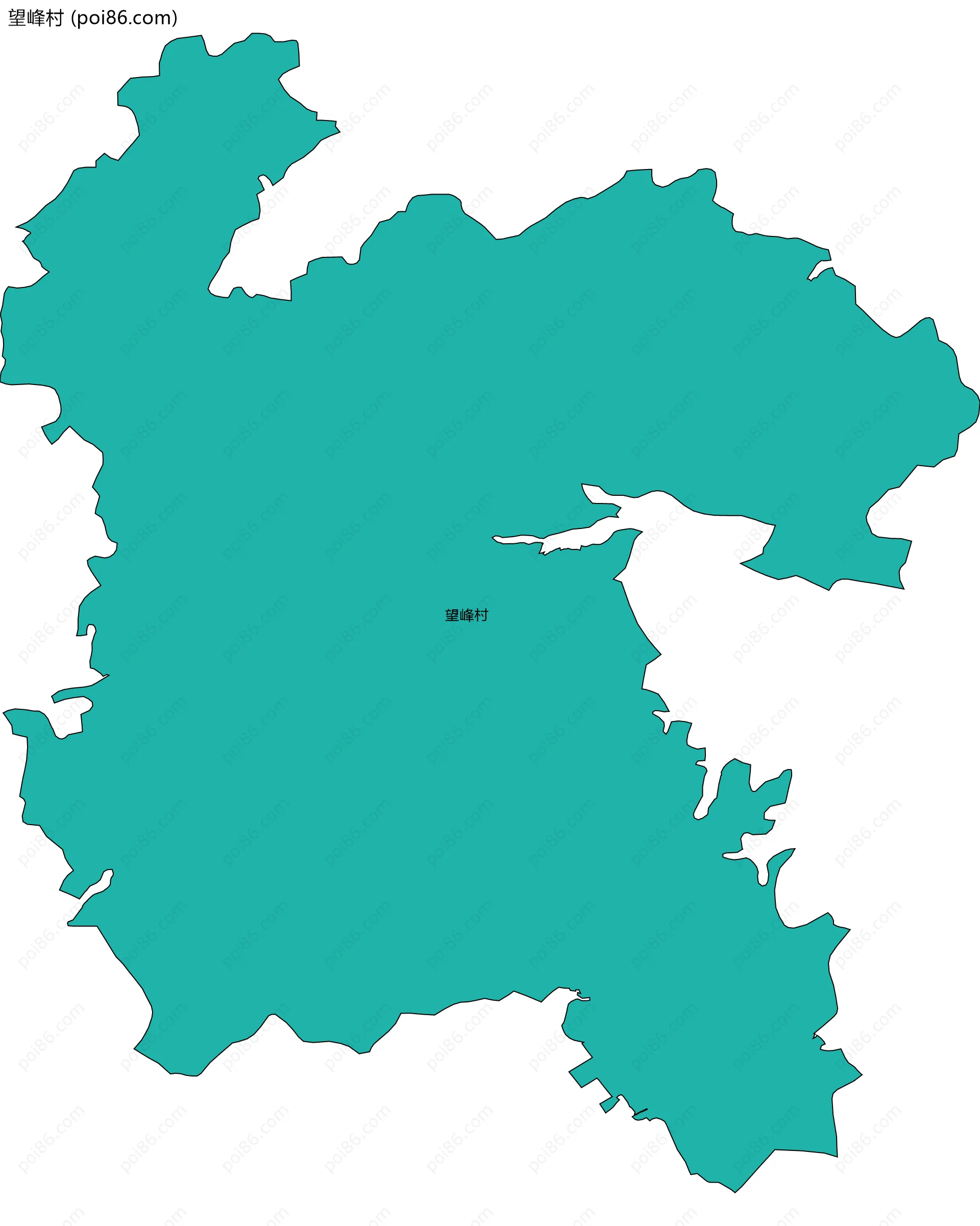 望峰村边界地图
