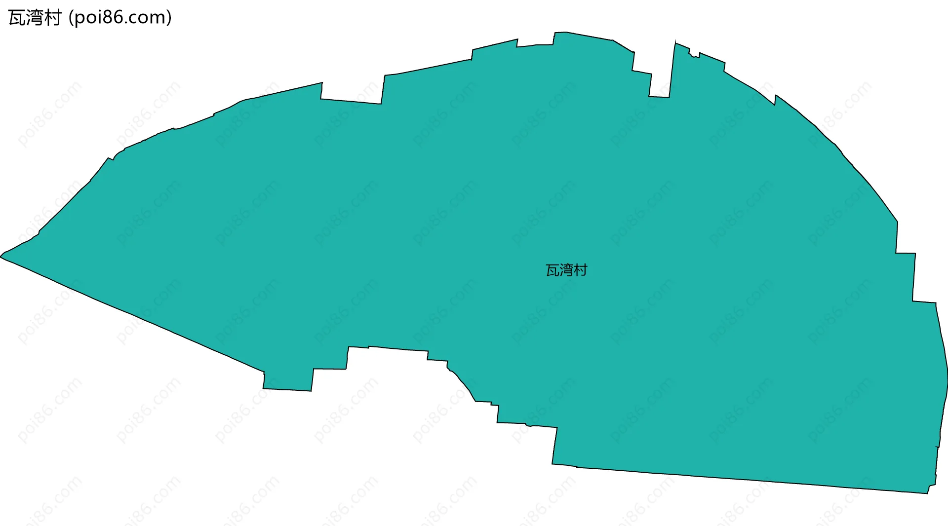 瓦湾村边界地图