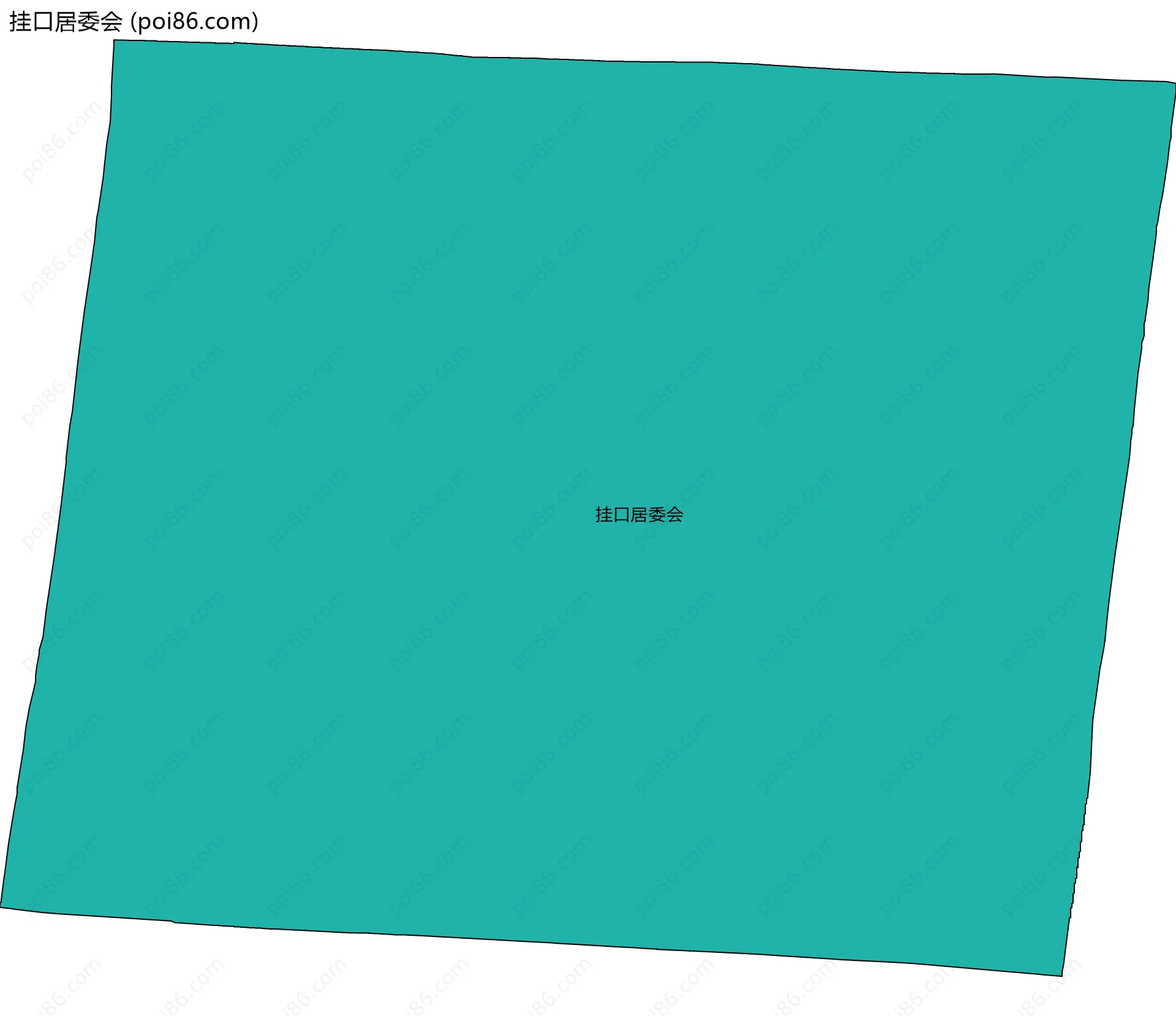 挂口居委会边界地图