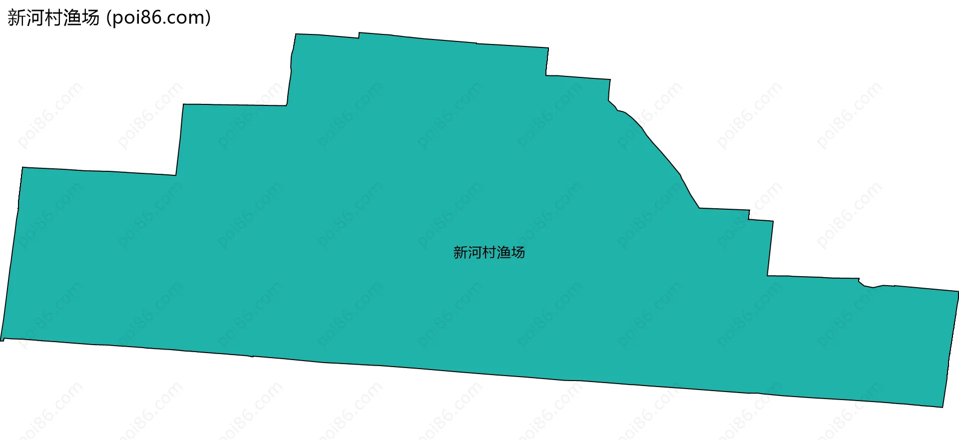 新河村渔场边界地图