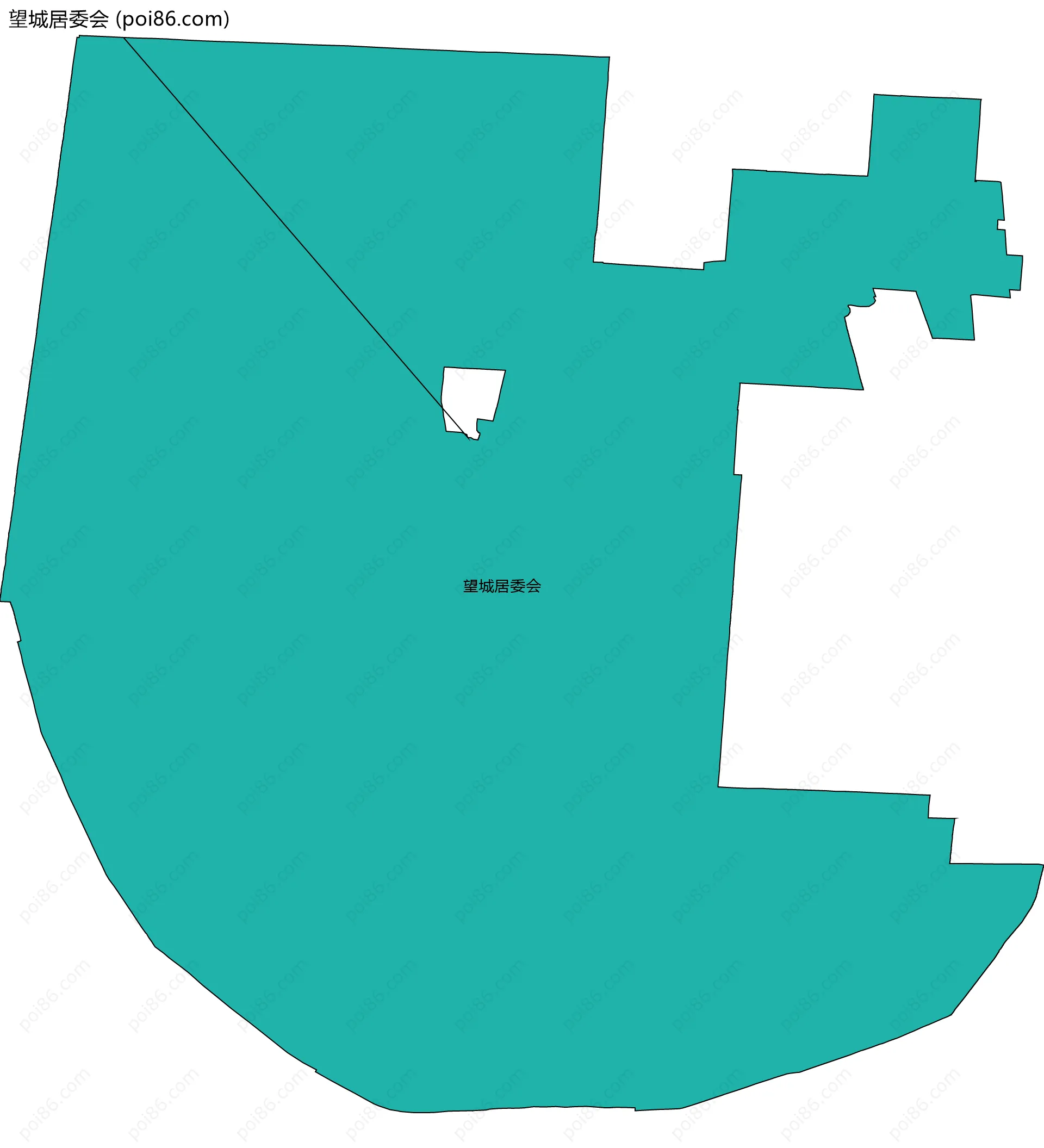 望城居委会边界地图