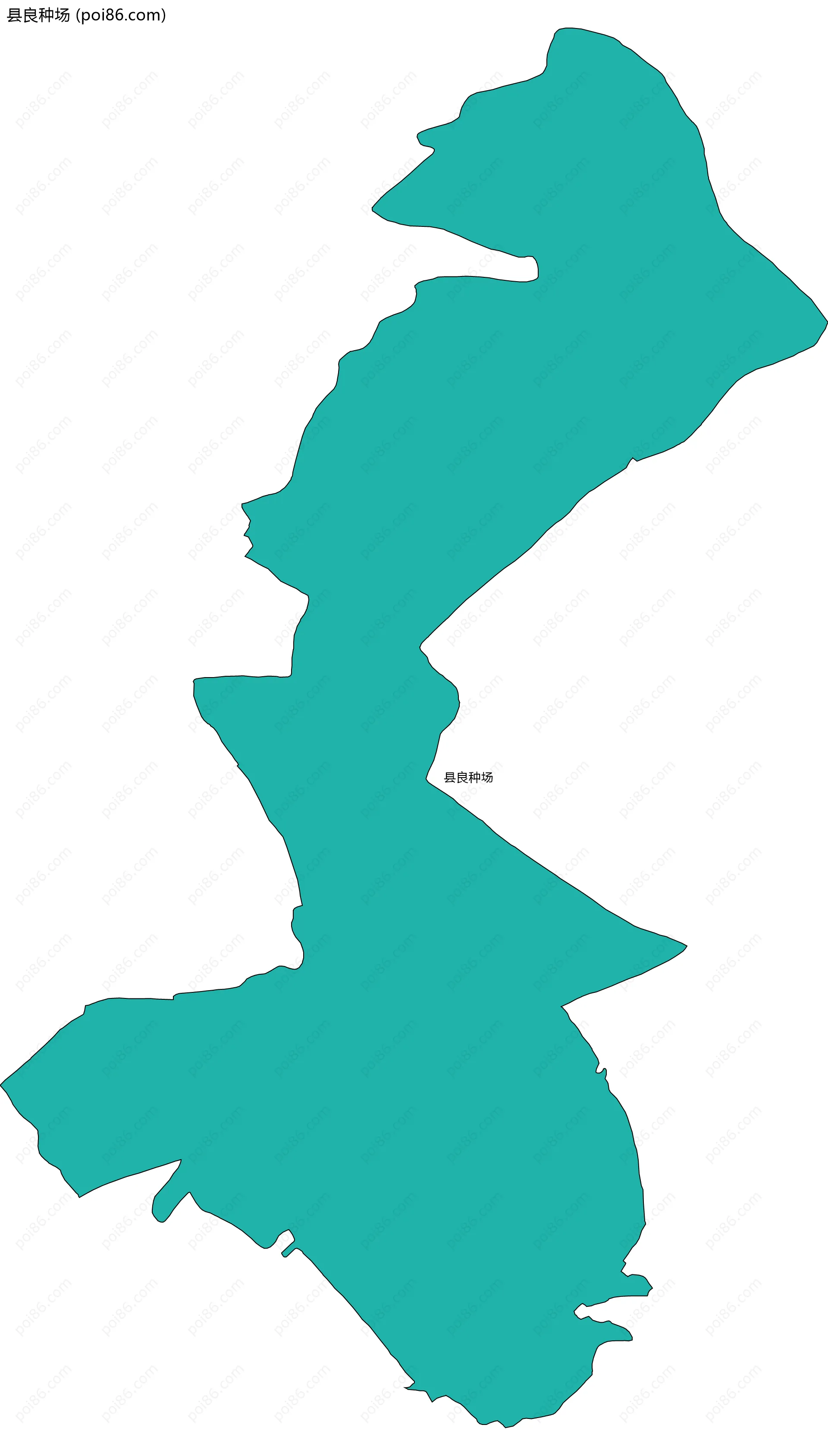 县良种场边界地图