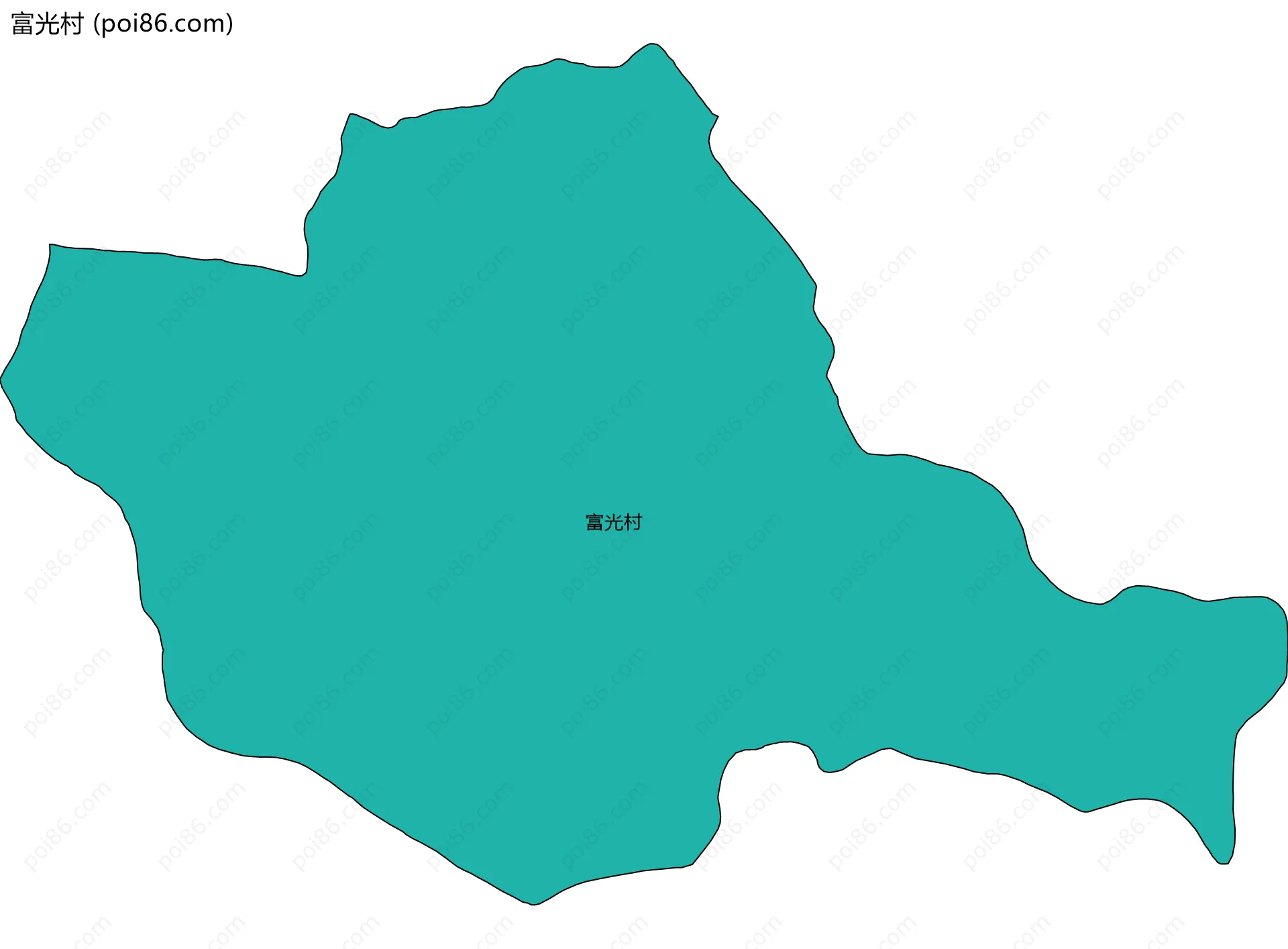 富光村边界地图