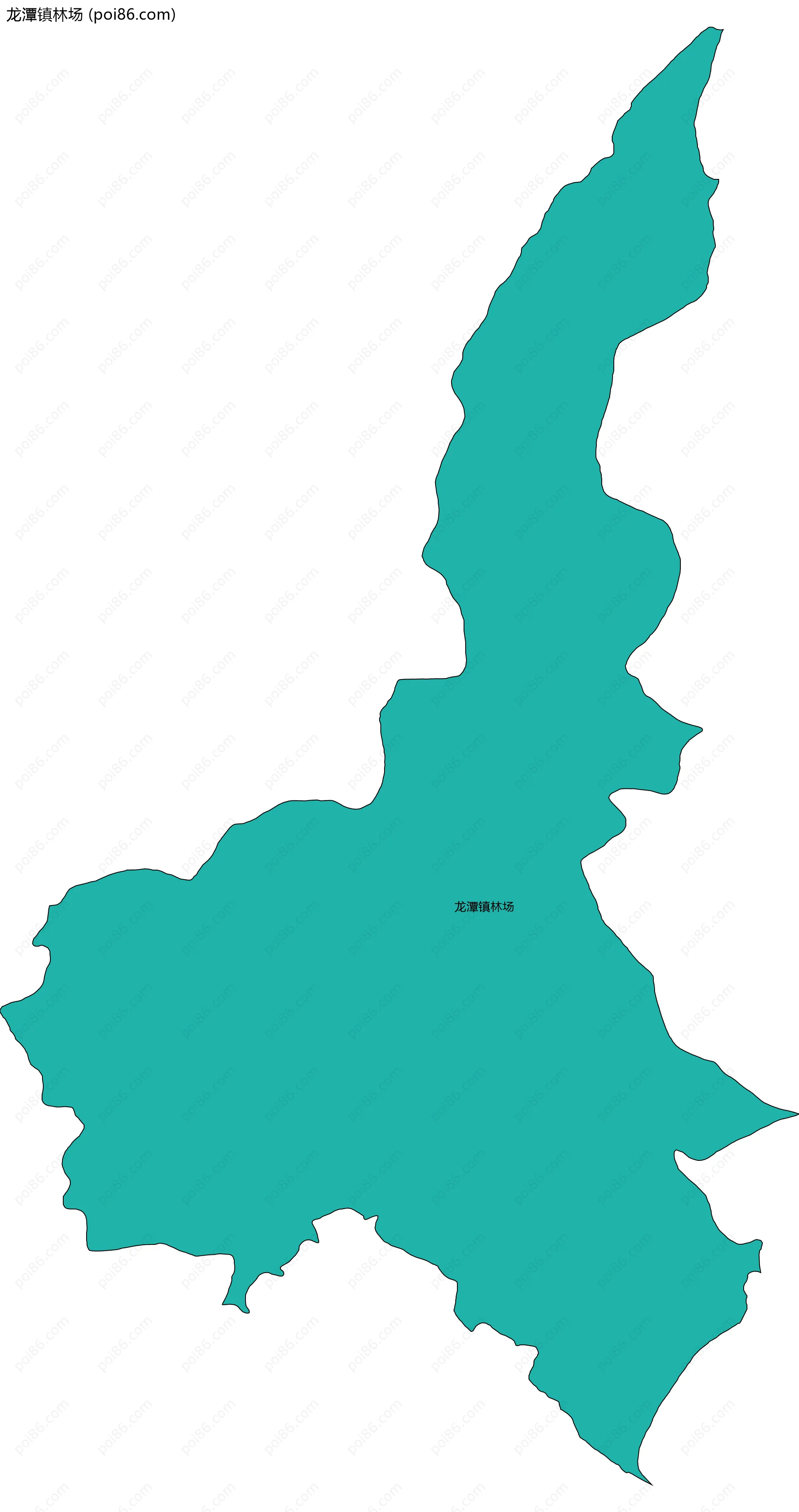 龙潭镇林场边界地图