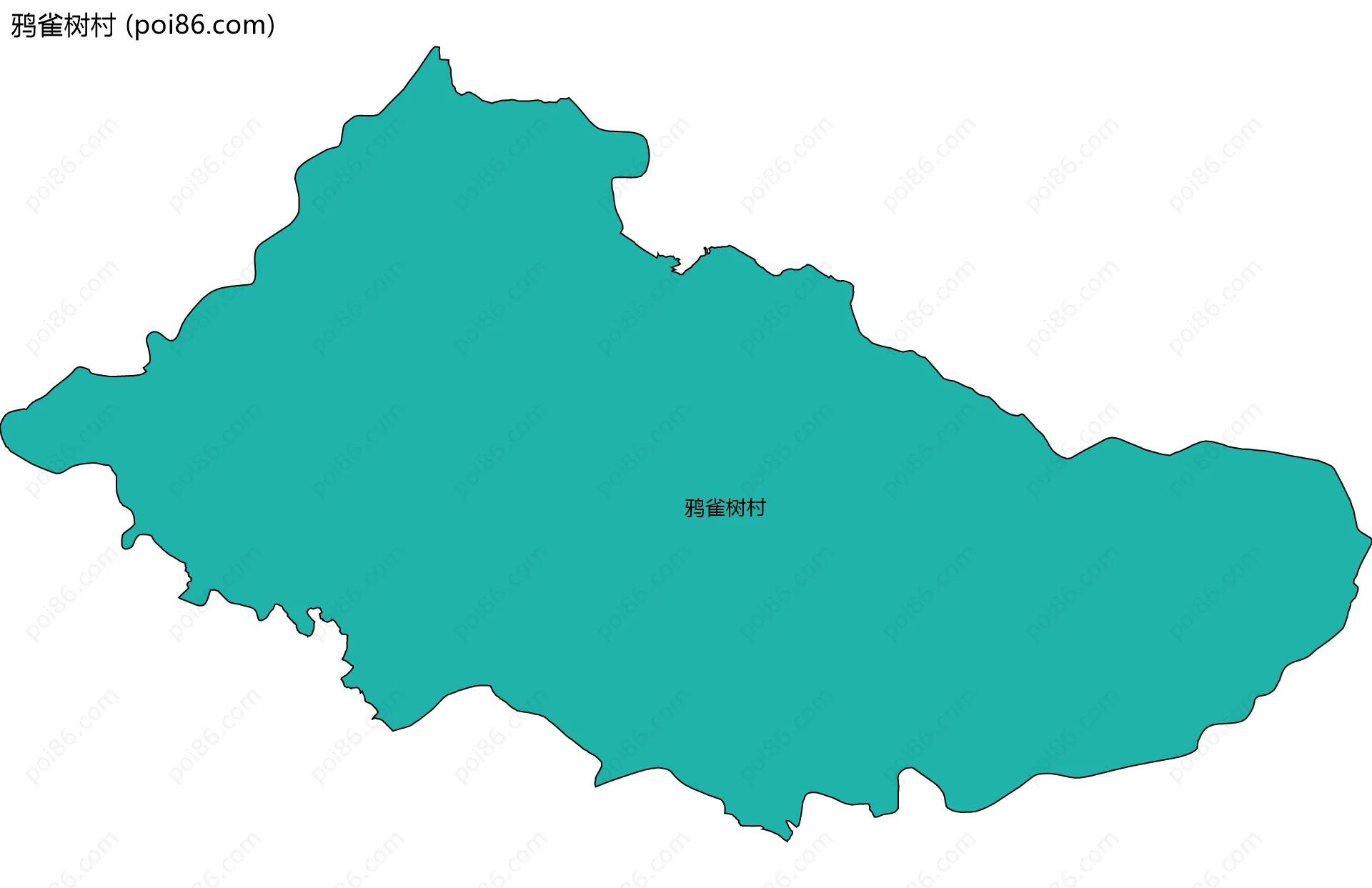 鸦雀树村边界地图