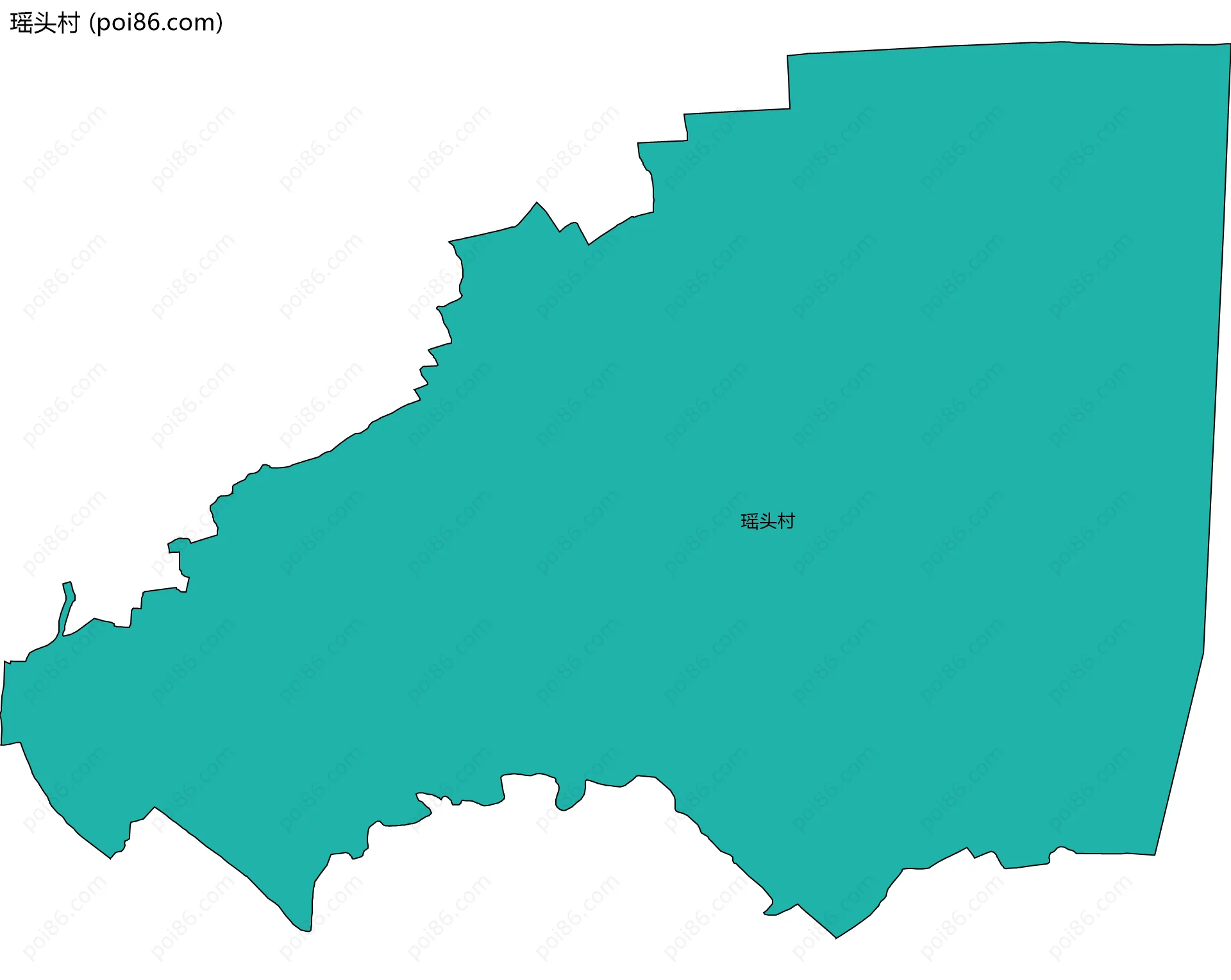 瑶头村边界地图