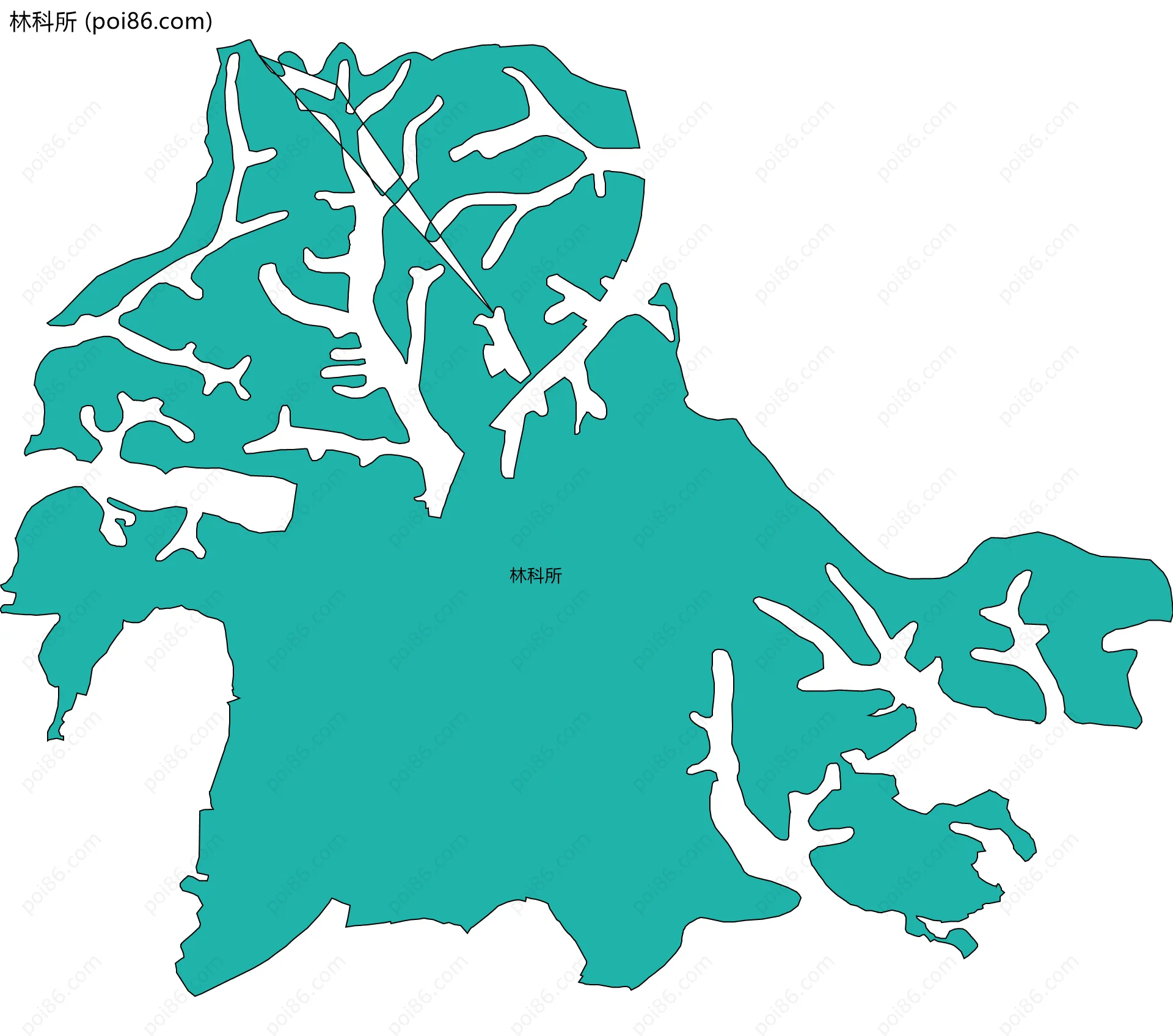 林科所边界地图