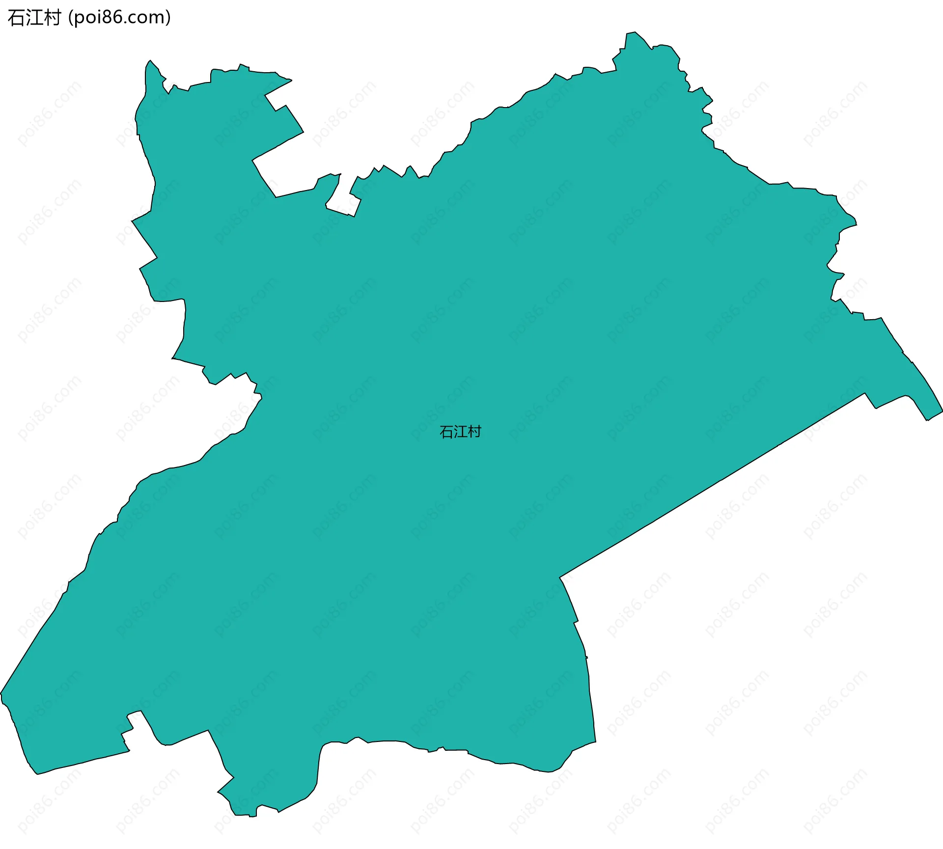 石江村边界地图