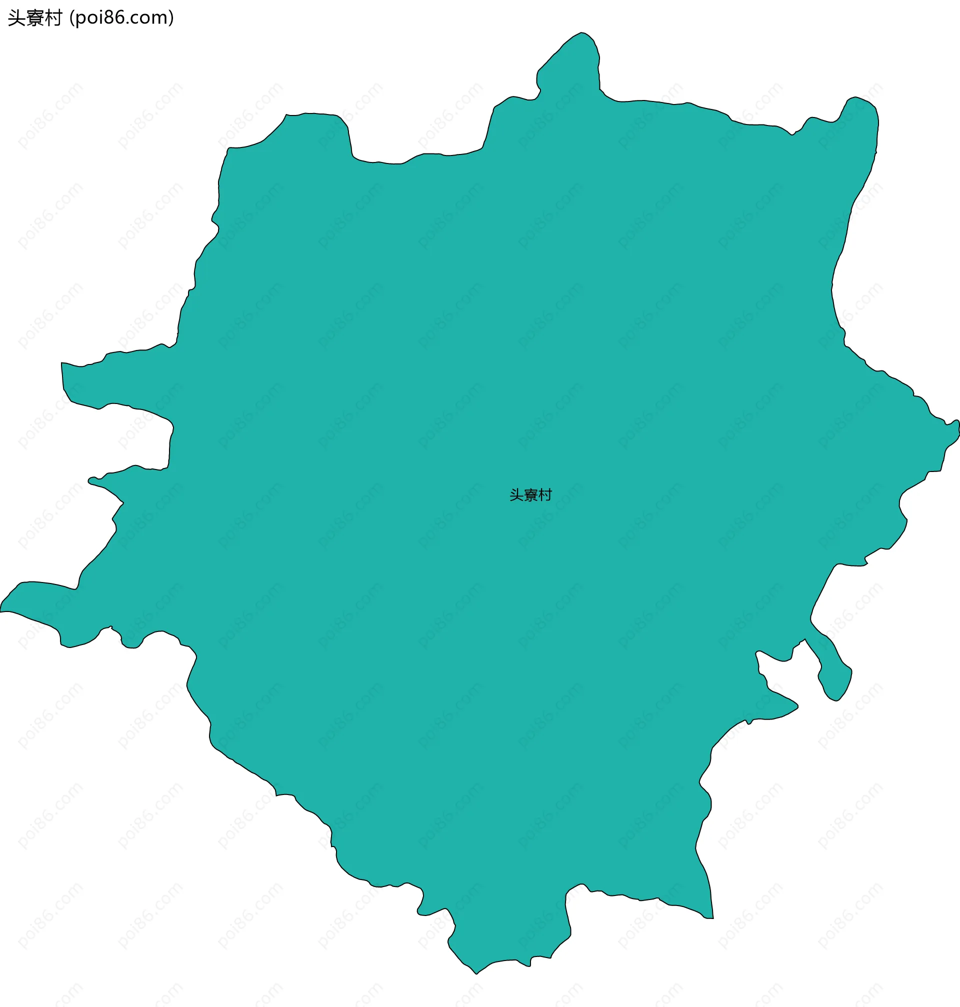 头寮村边界地图
