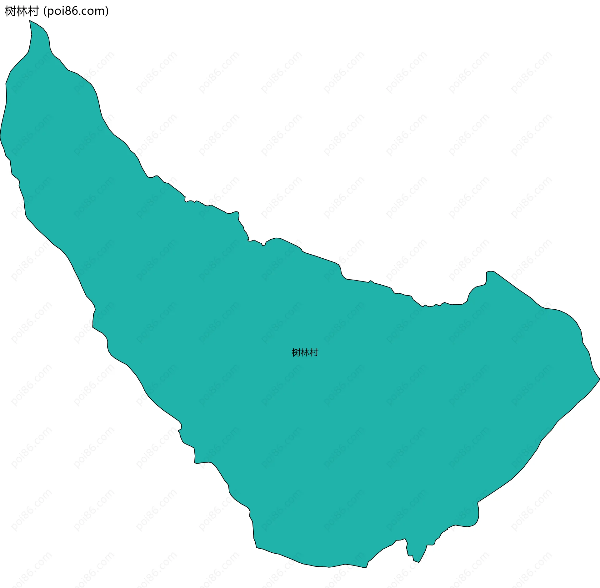 树林村边界地图