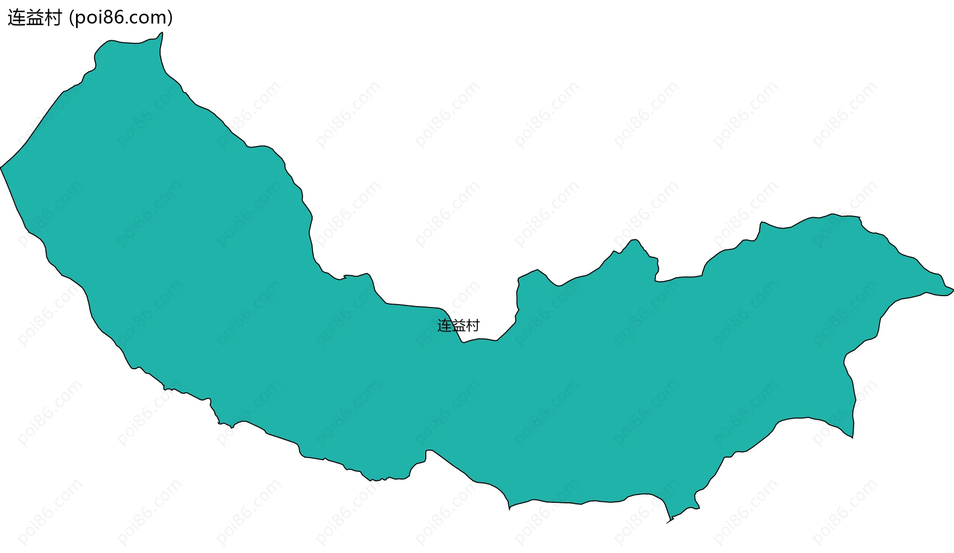 连益村边界地图