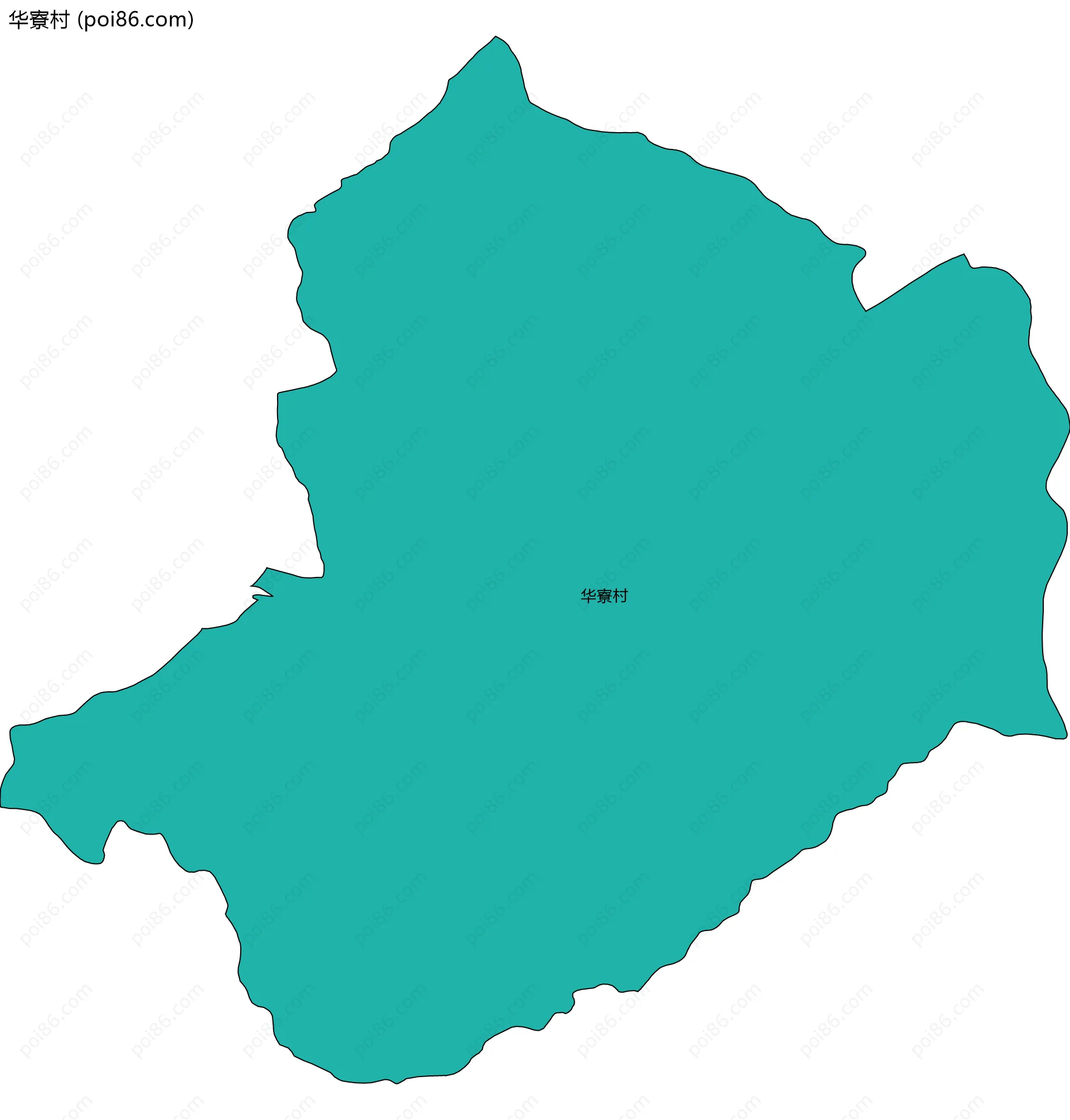 华寮村边界地图