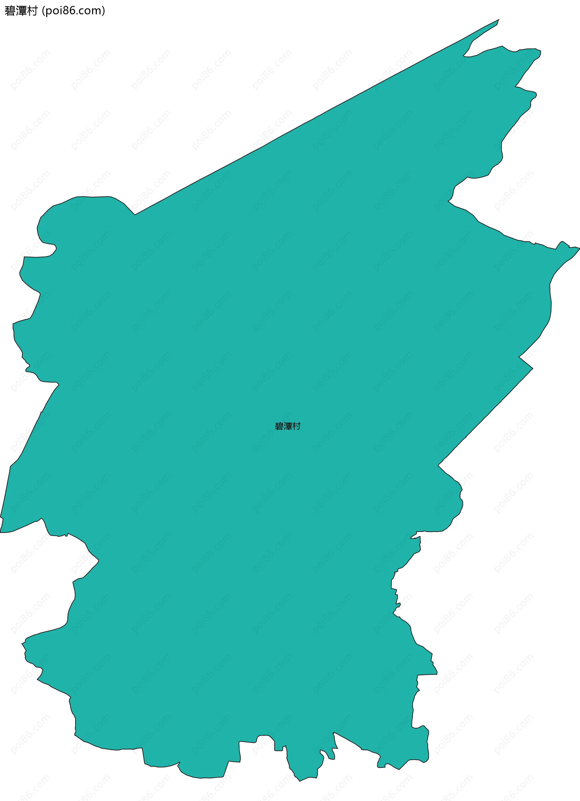 碧潭村边界地图