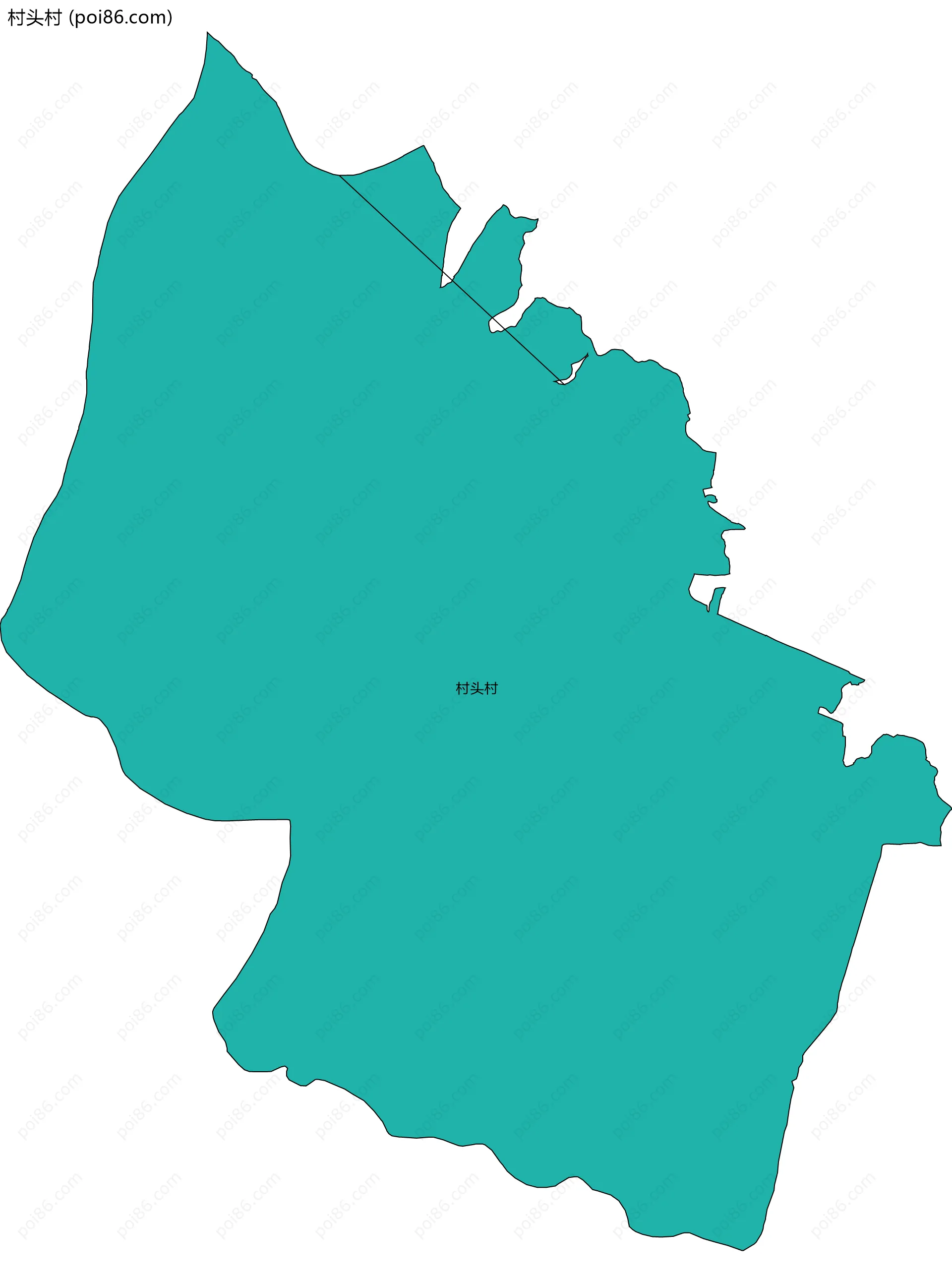 村头村边界地图