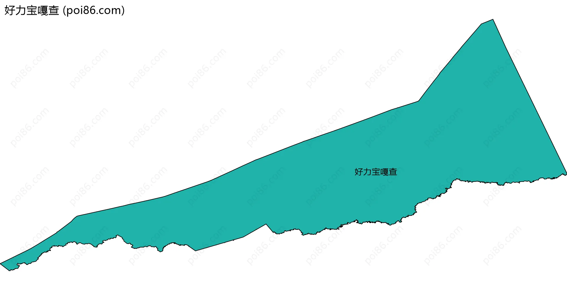 好力宝嘎查边界地图