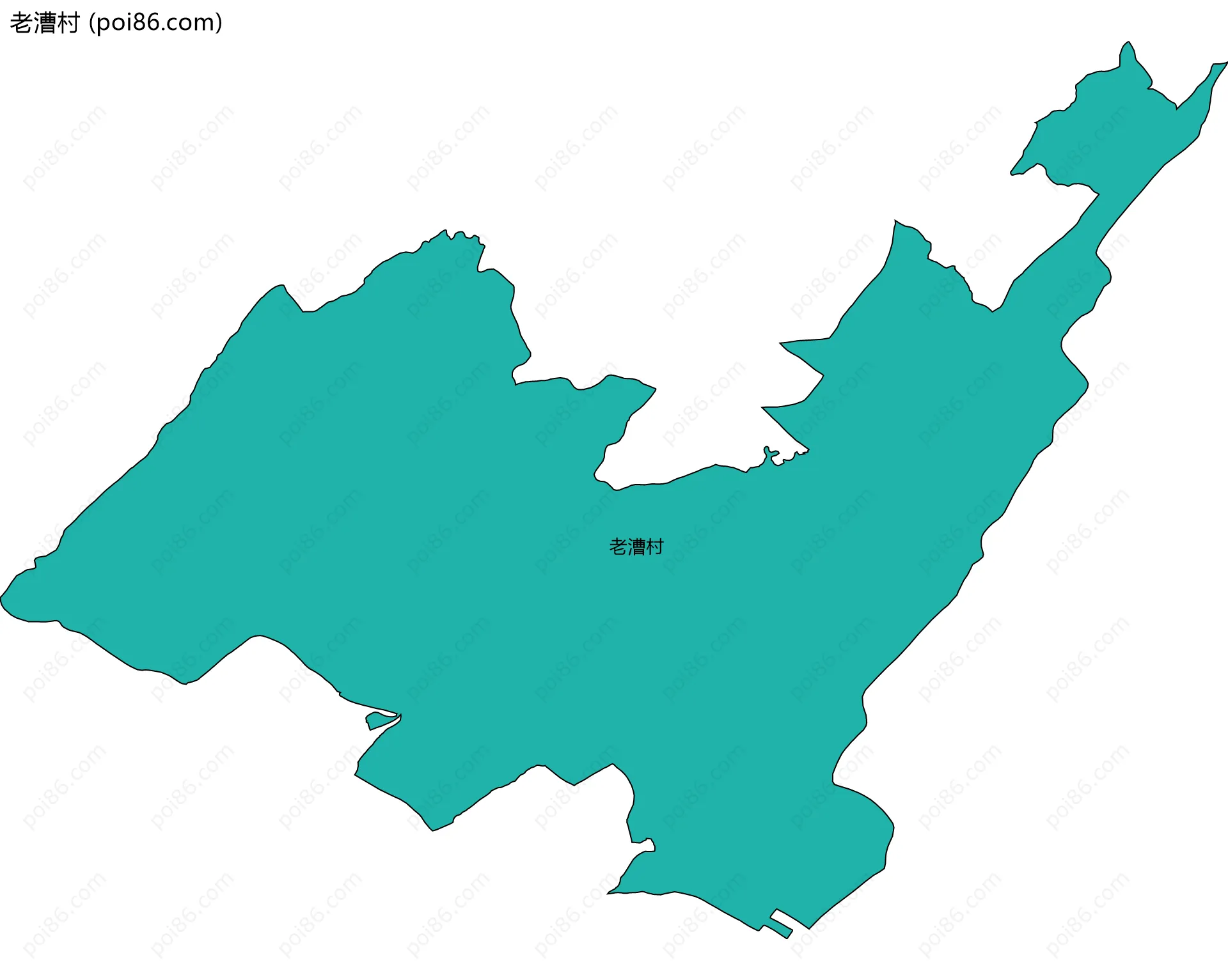 老漕村边界地图