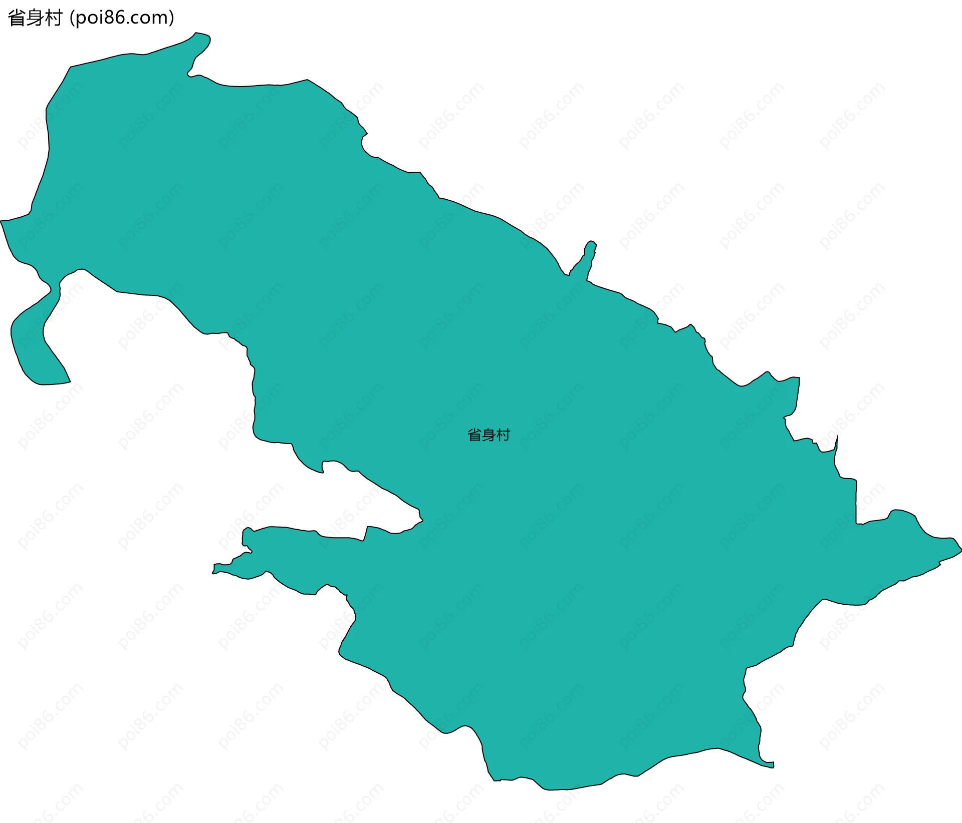 省身村边界地图