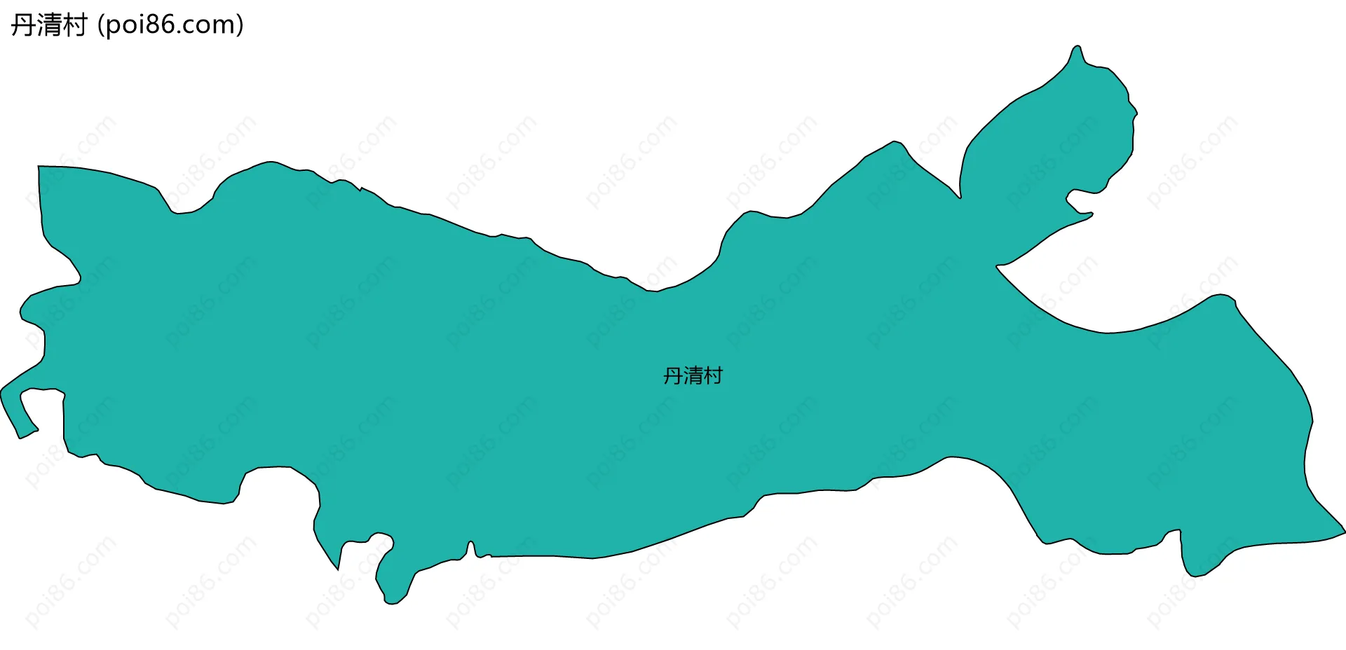 丹清村边界地图