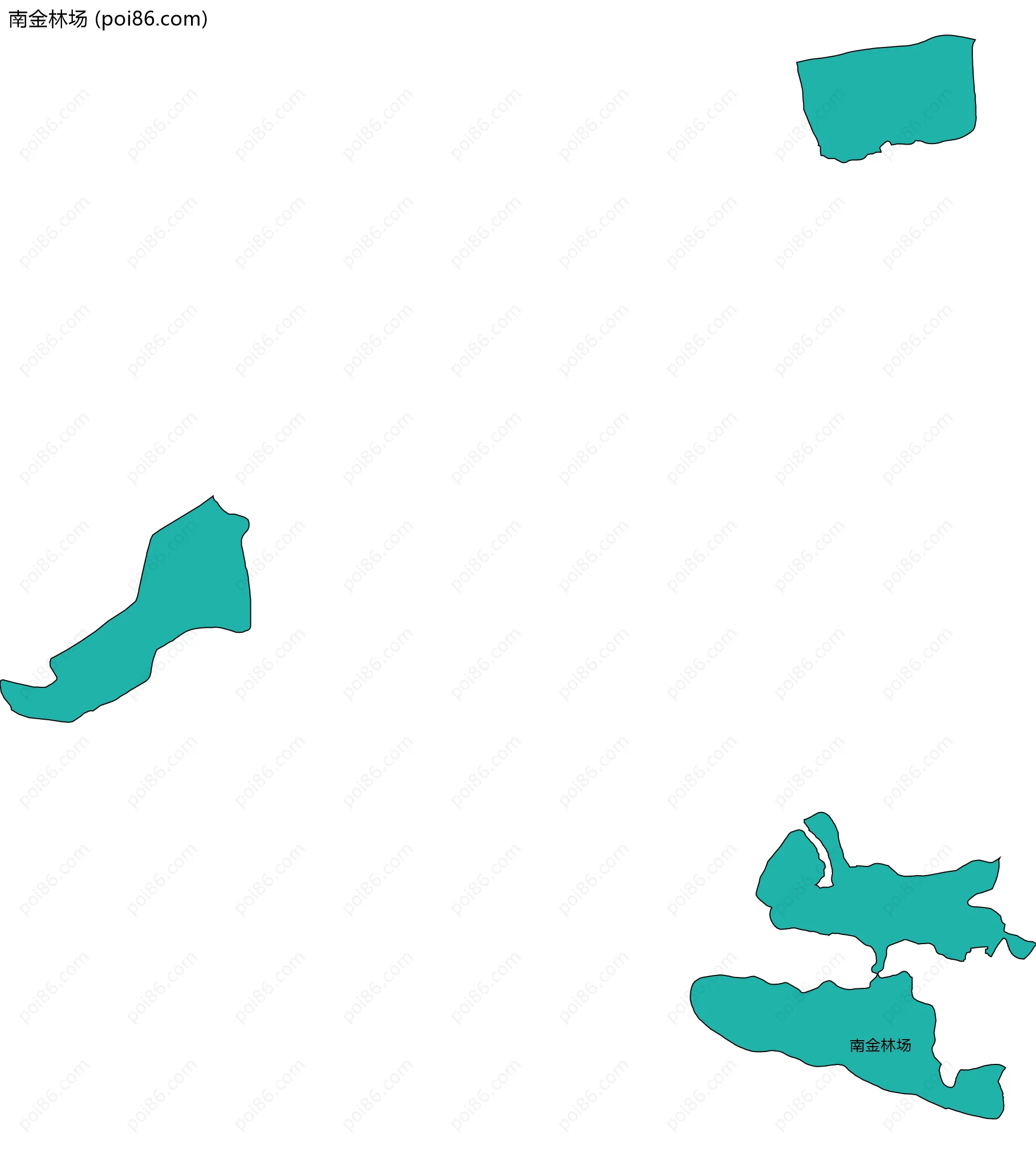 南金林场边界地图