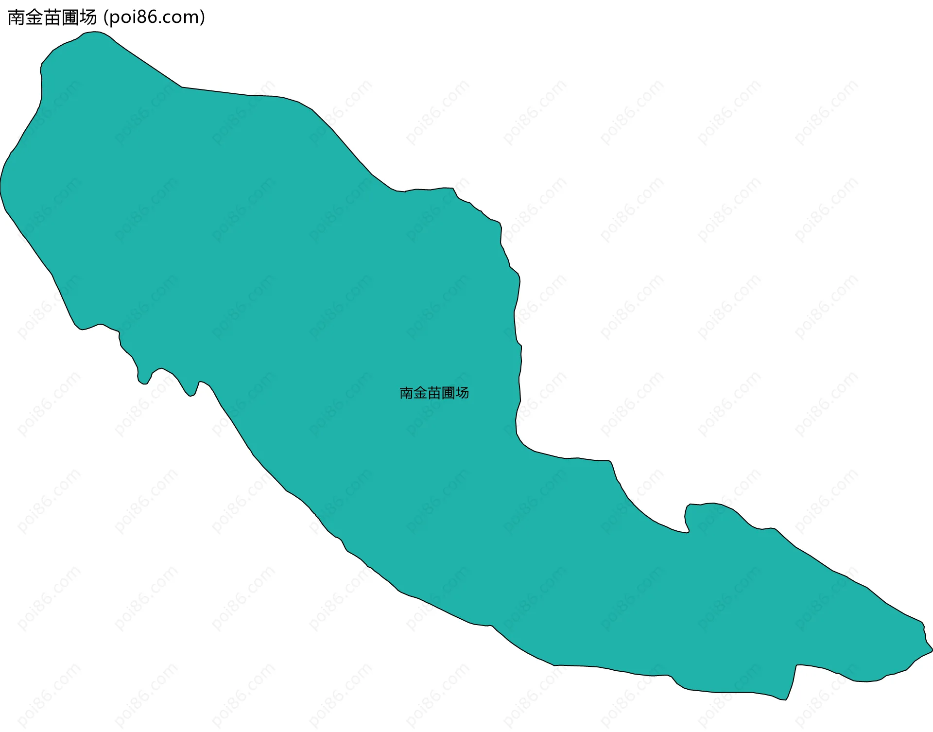 南金苗圃场边界地图