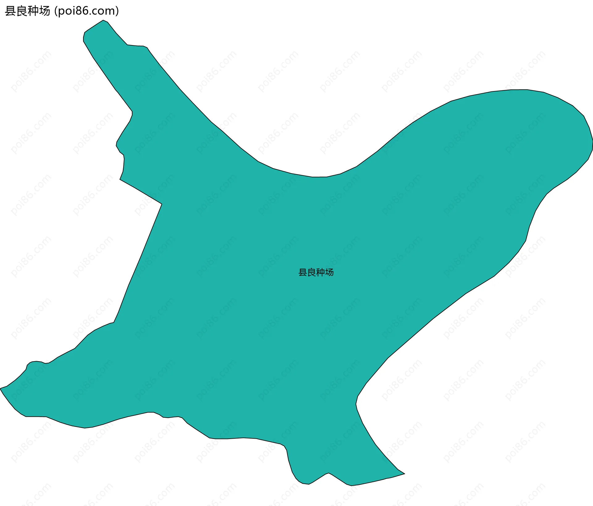 县良种场边界地图