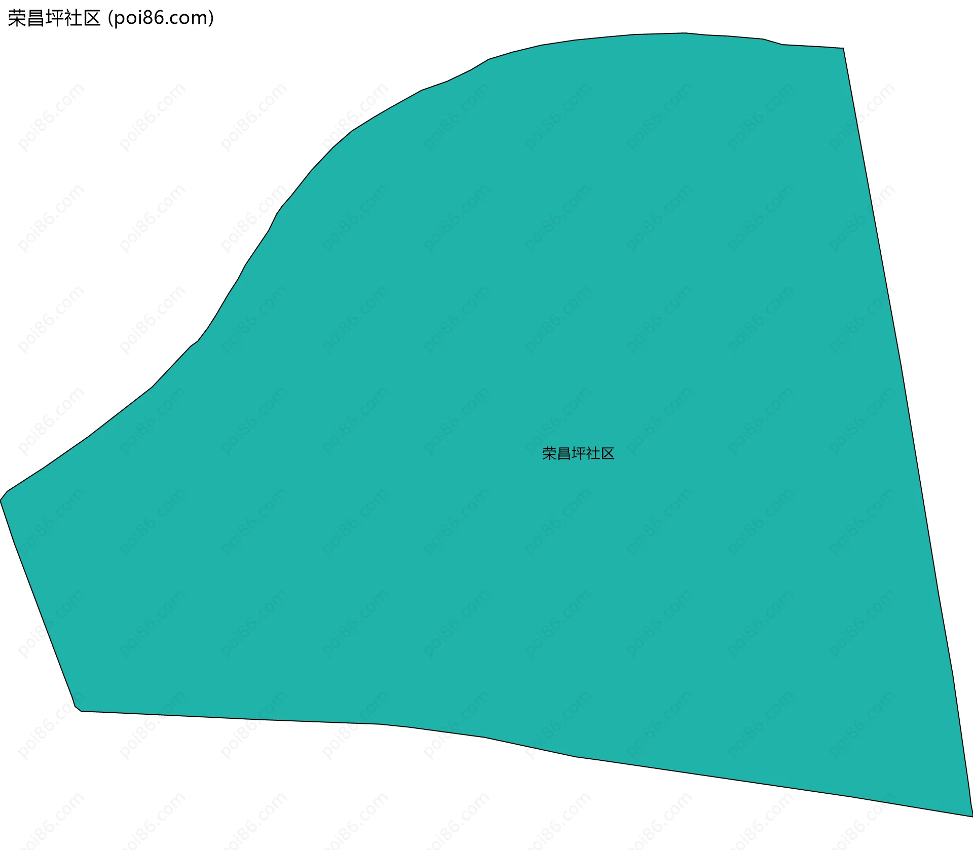 荣昌坪社区边界地图