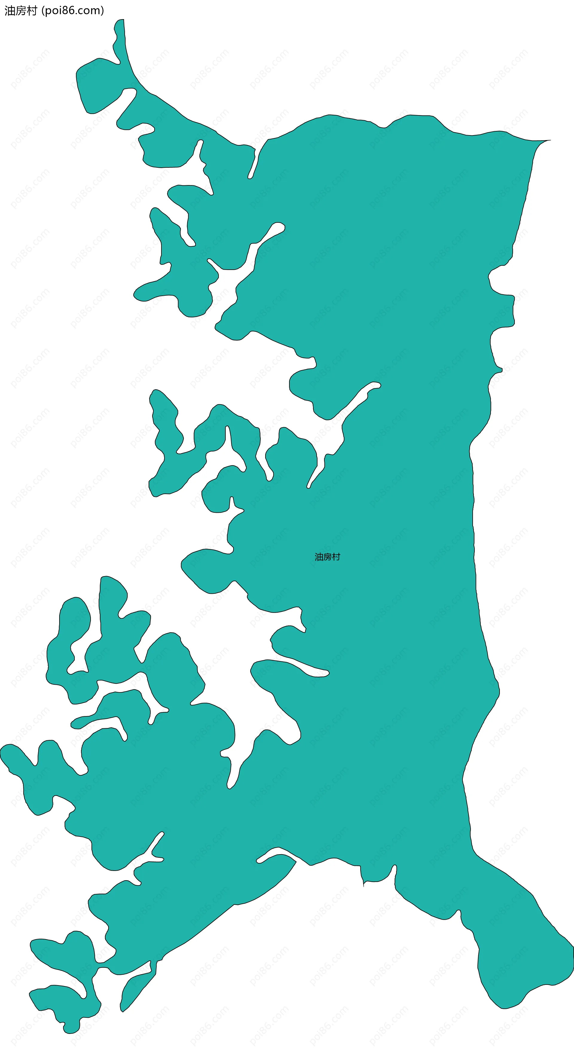 油房村边界地图