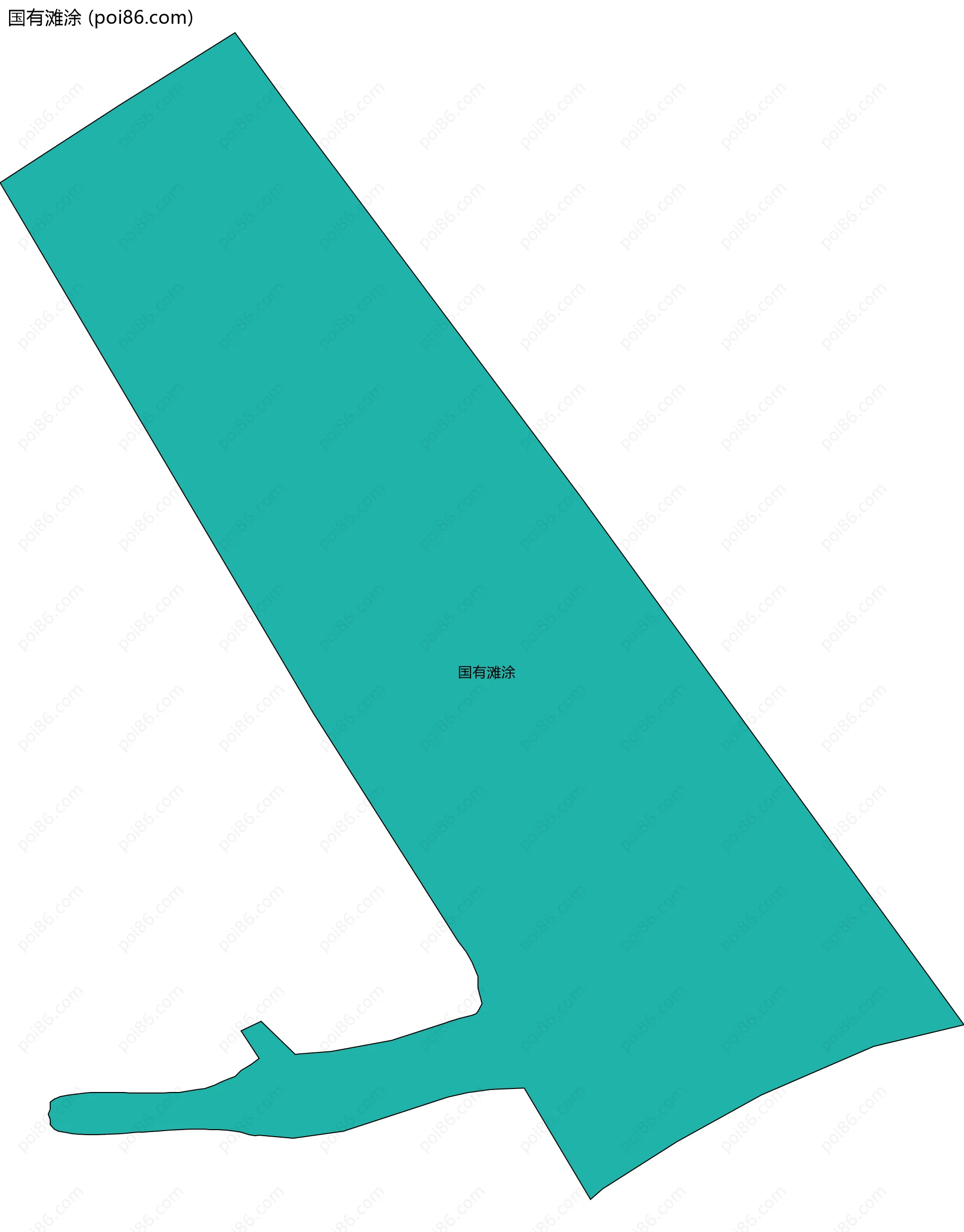 国有滩涂边界地图