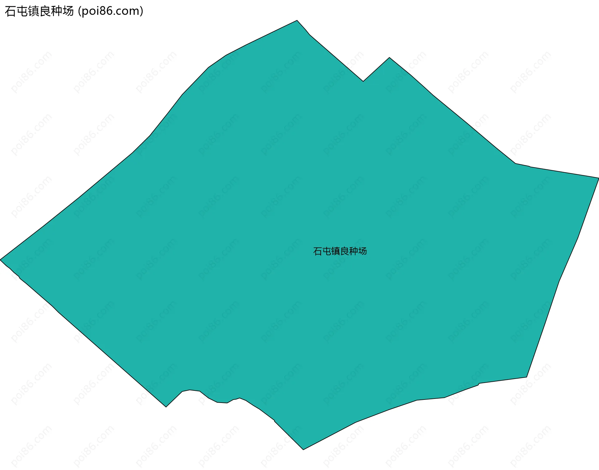 石屯镇良种场边界地图