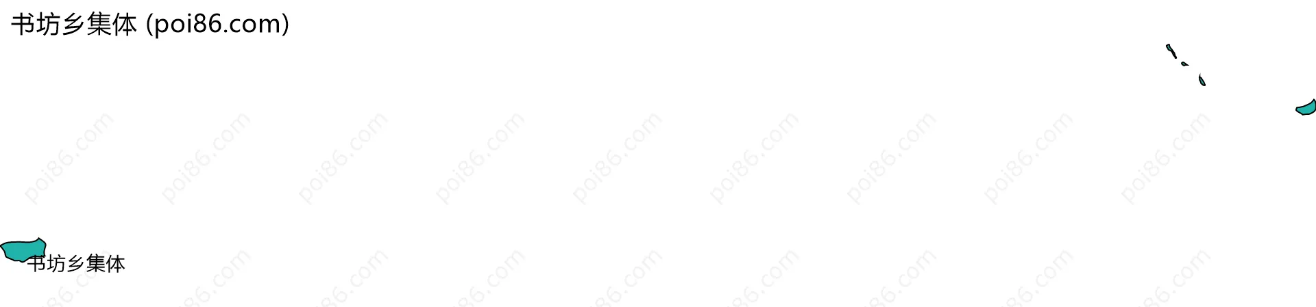 书坊乡集体边界地图