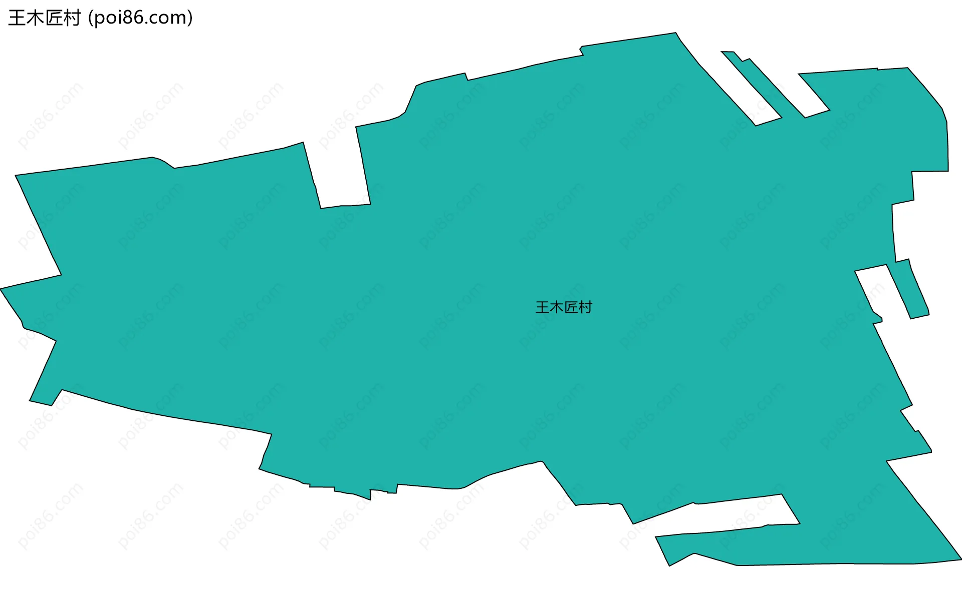 王木匠村边界地图